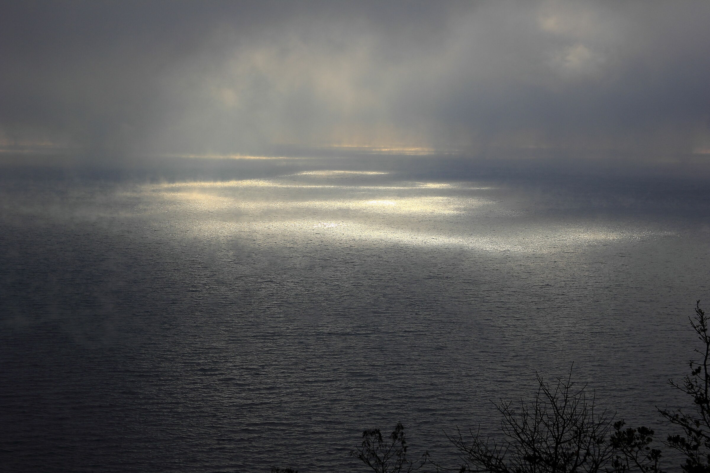 Sunbeams on Lake Garda