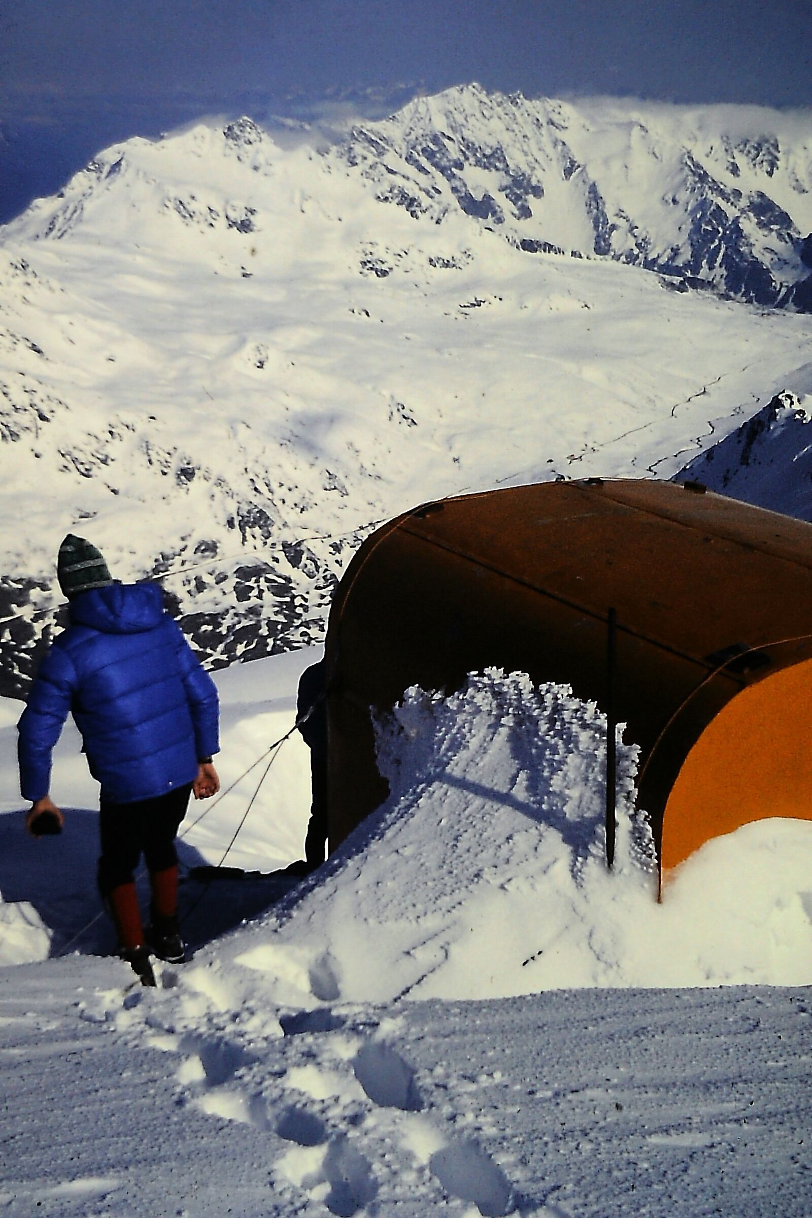 Bivacco città di Seveso. Sotto la cima Tresero.
