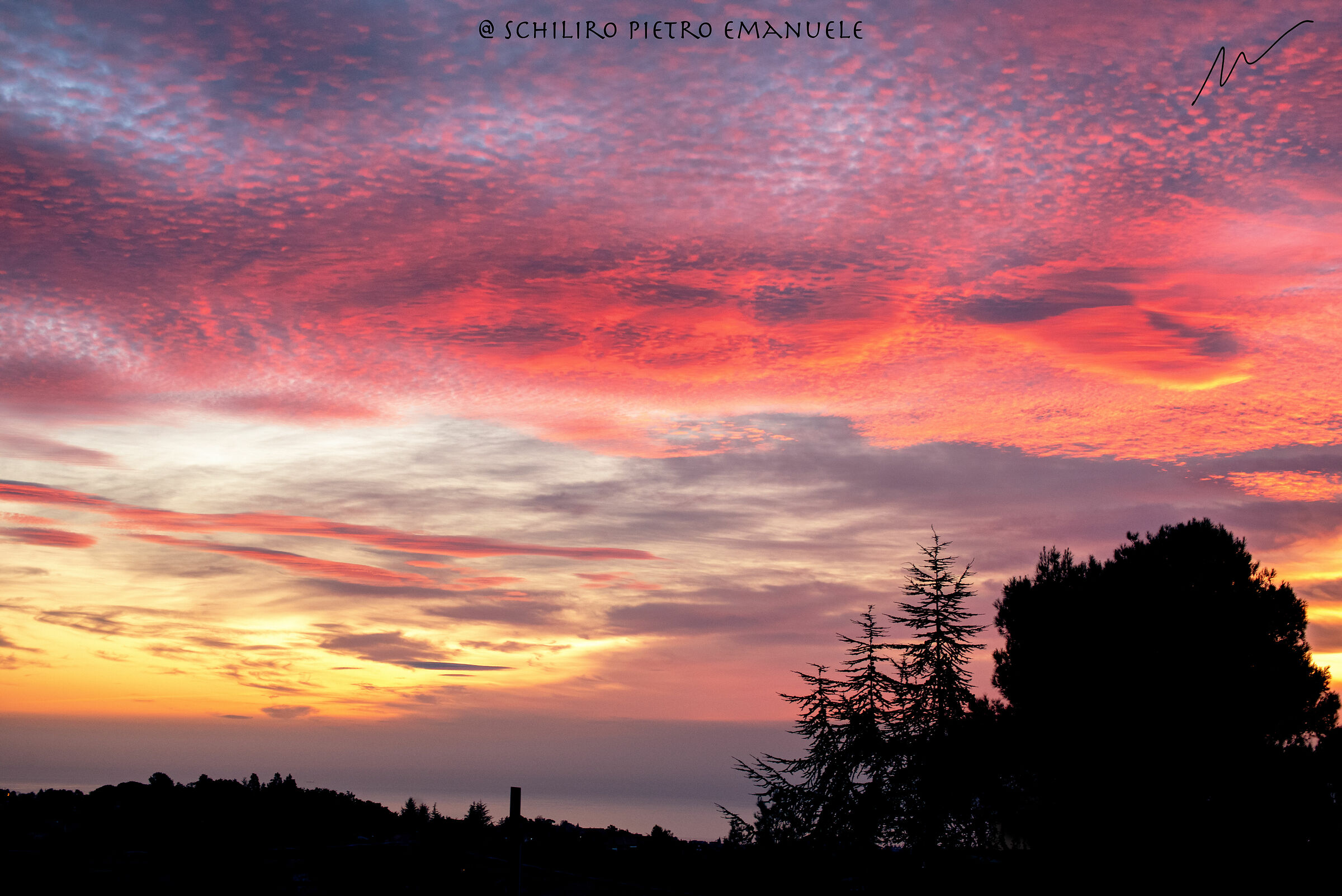 I colori del mattino come i pennelli di Michelangelo
