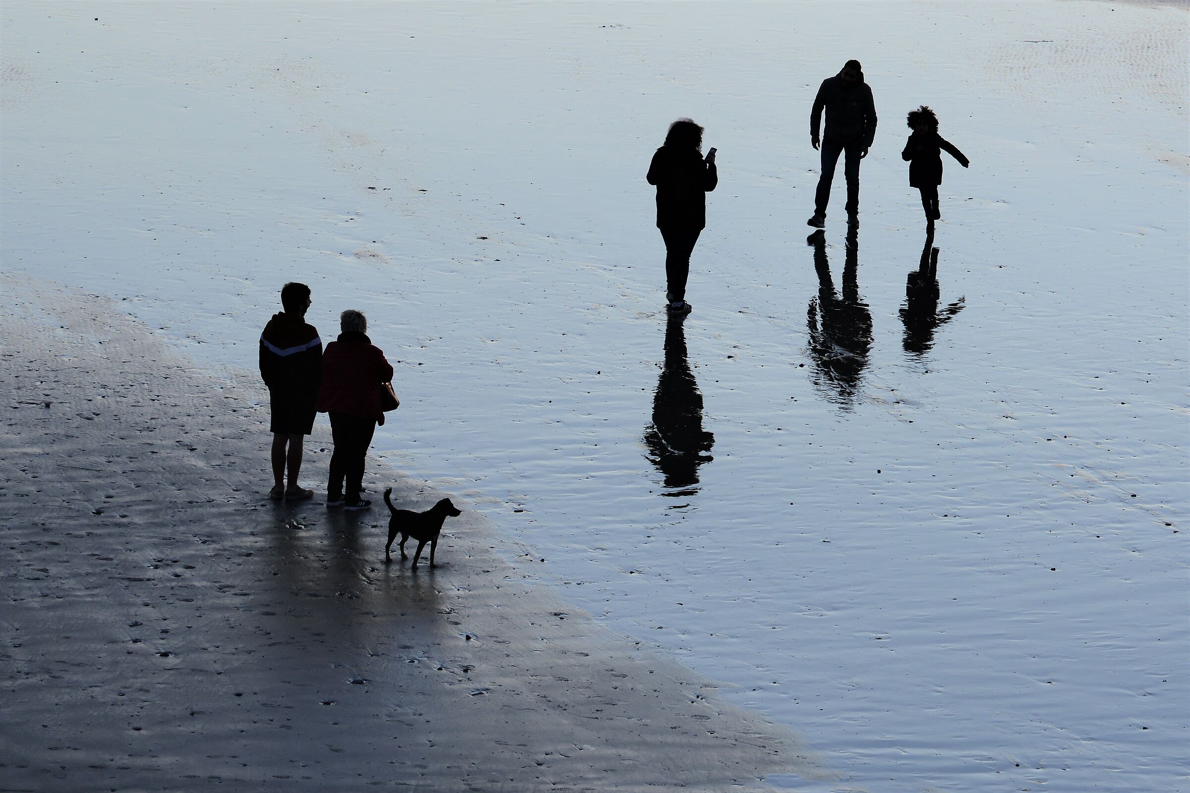 In famiglia sull'oceano.