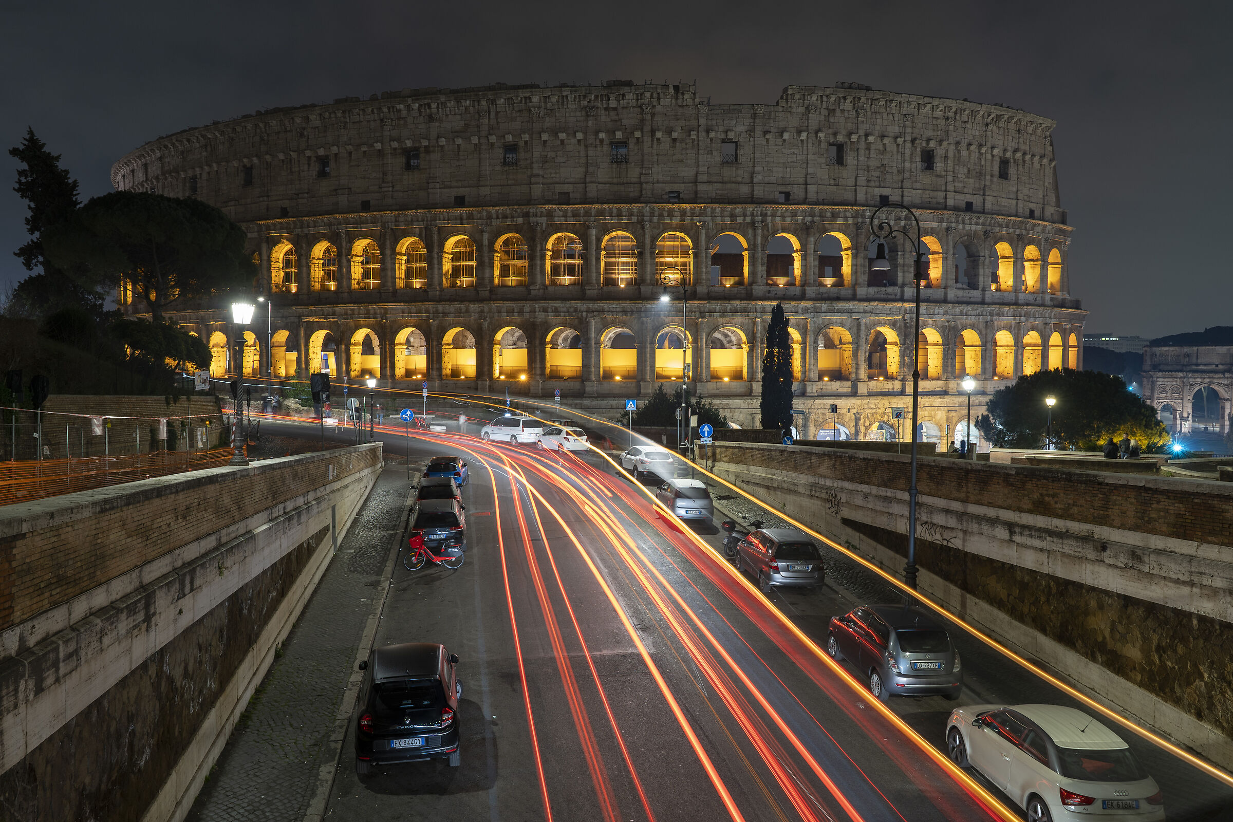 Long exposure to the Colosseum