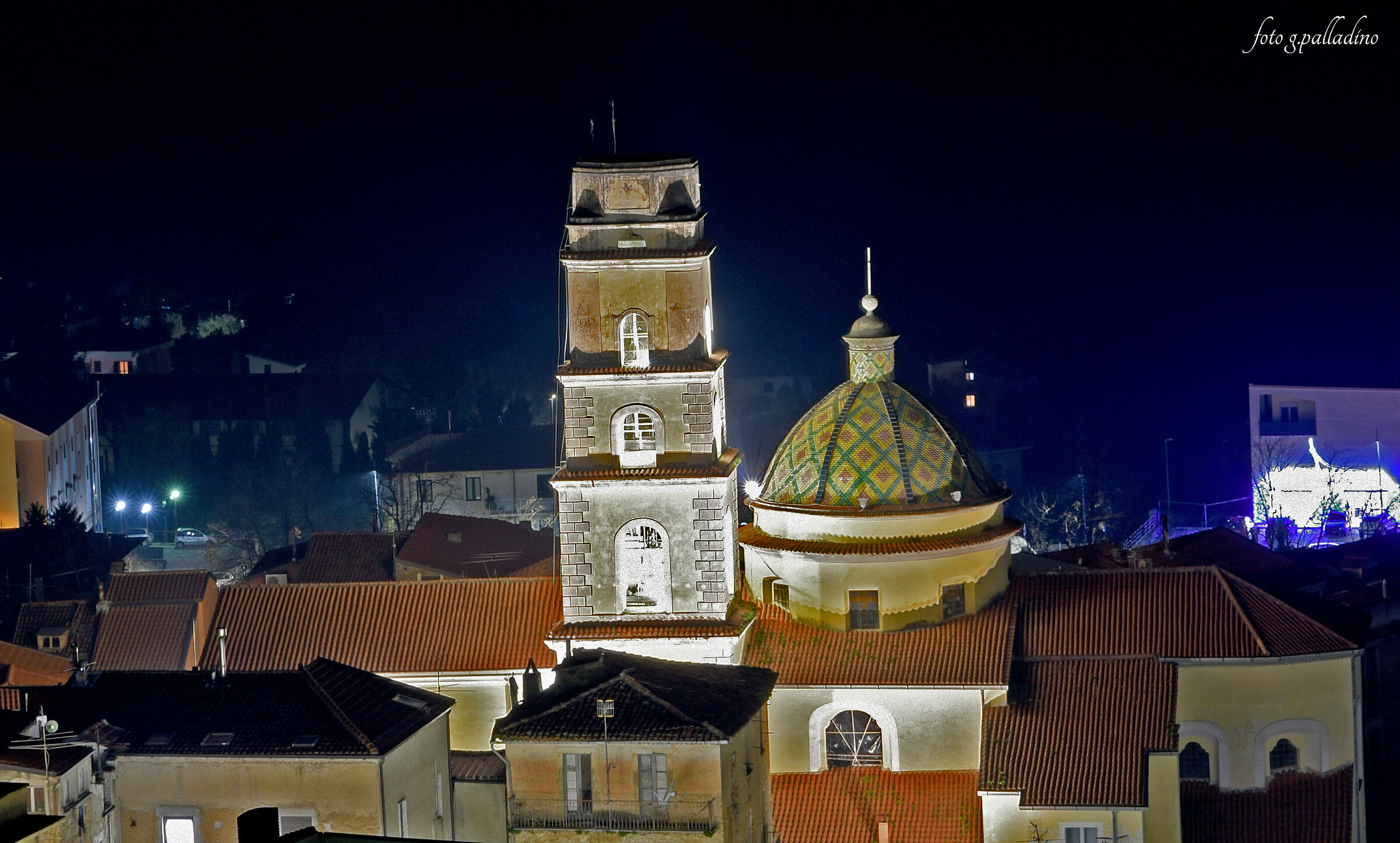 Notturno Cattedrale San Pantaleone - Vallo della Lucani