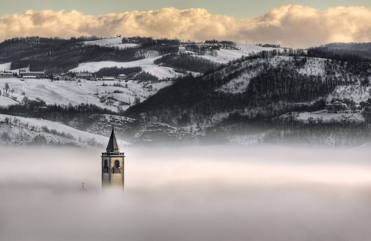 Campanile church Montorsello