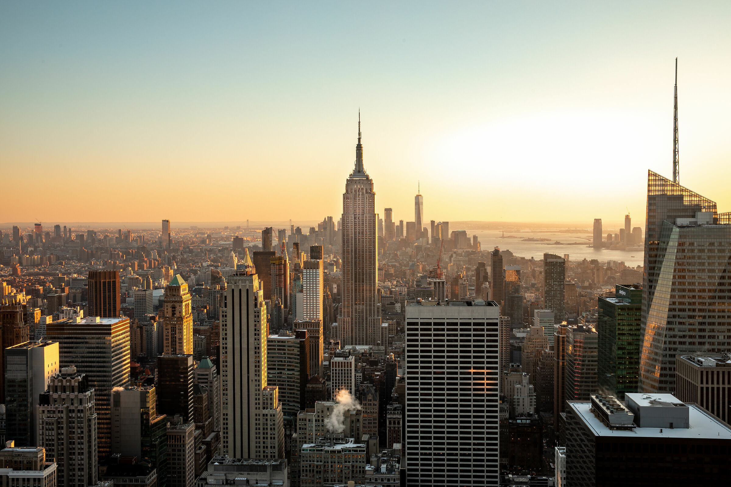 The magic view of NYC from the Top of the Rock