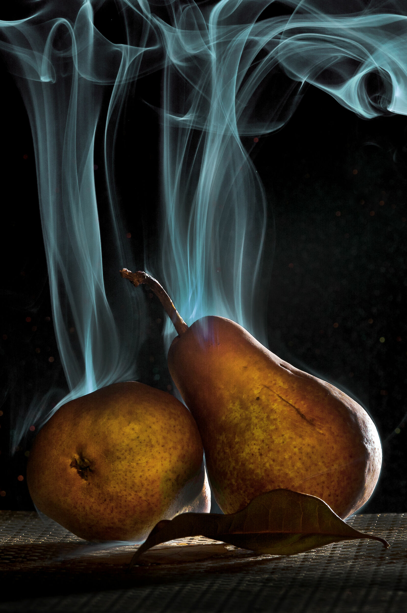 smoking pears
