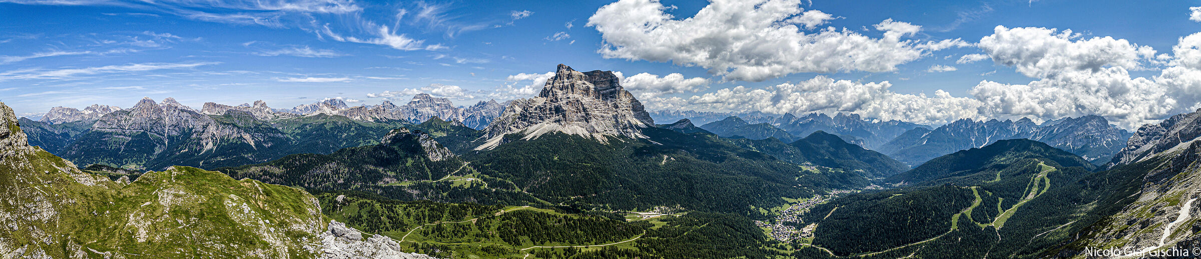 Panorama From The Coldai Refuge