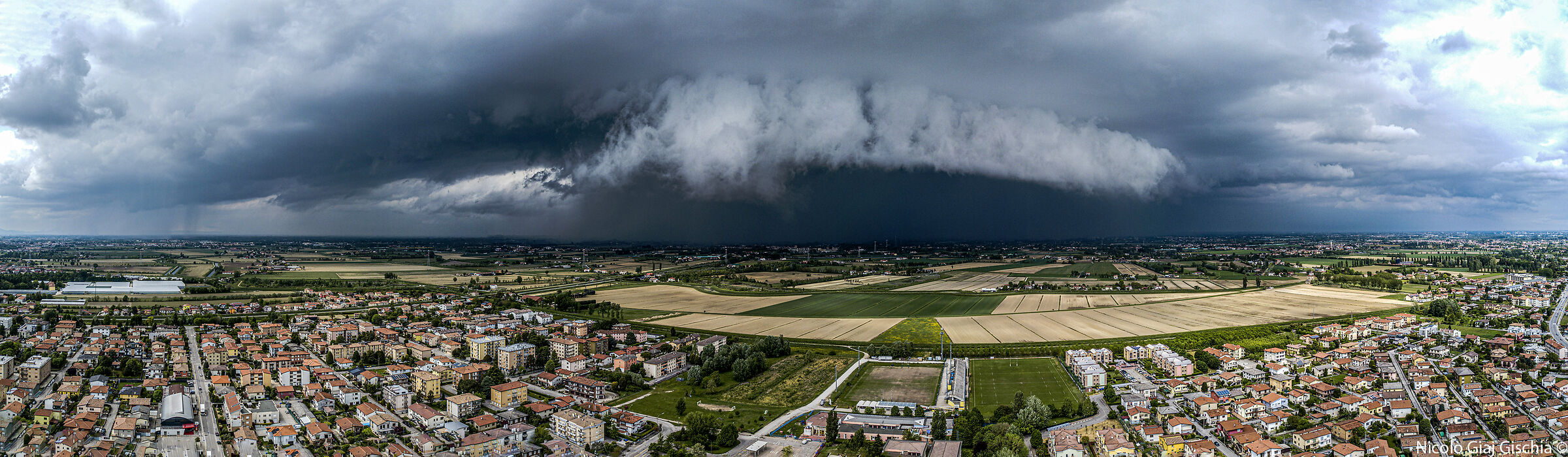 Thunderstorm on the Padana Plain