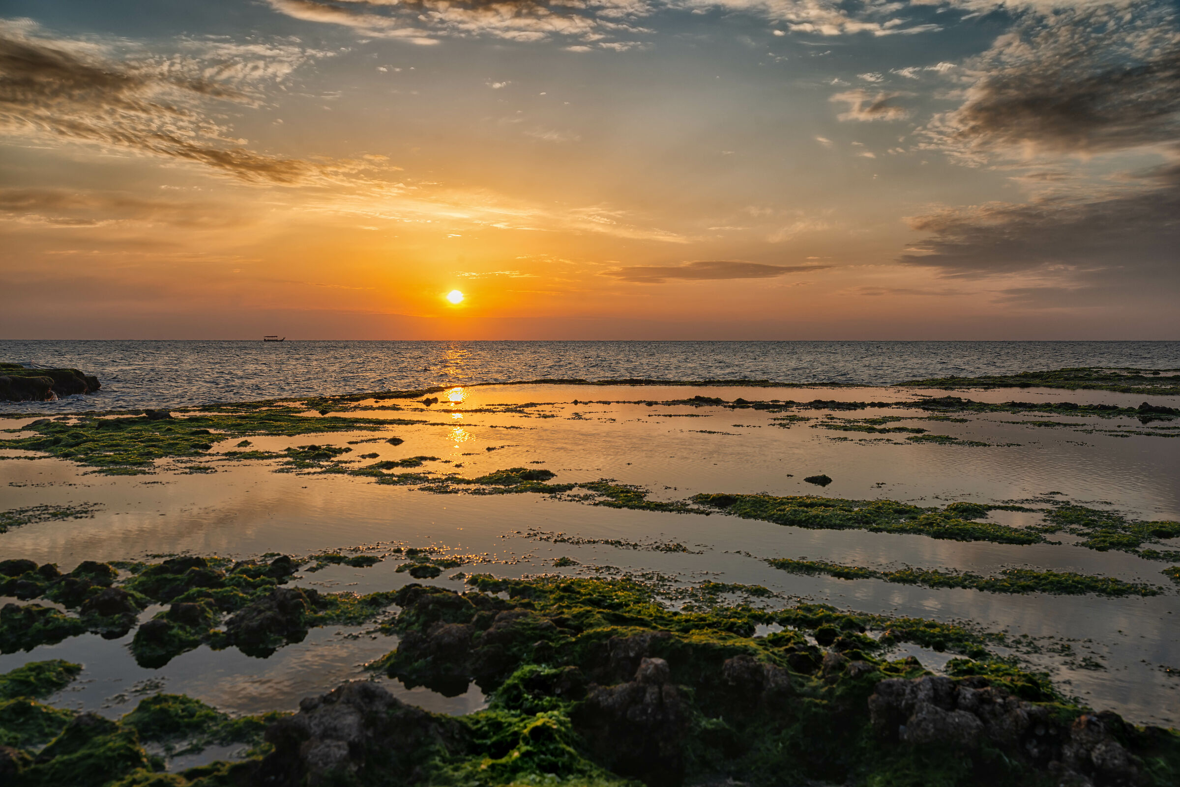 Sunset at Al Raouche Rocks