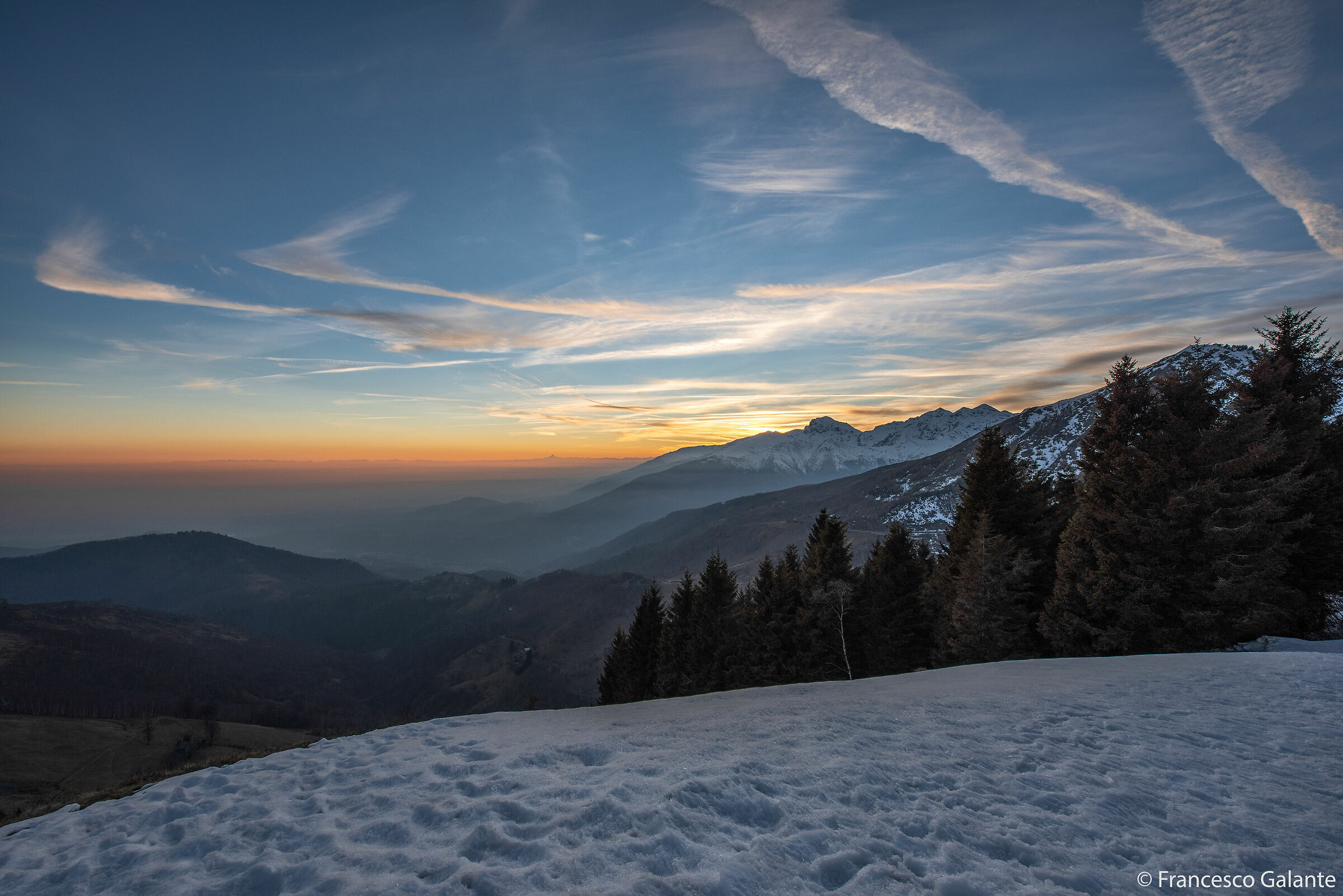 Tramonto a Bielmonte