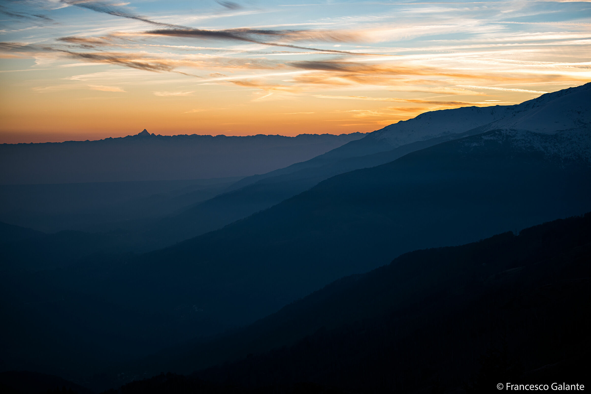 In Lontananza il Monviso...