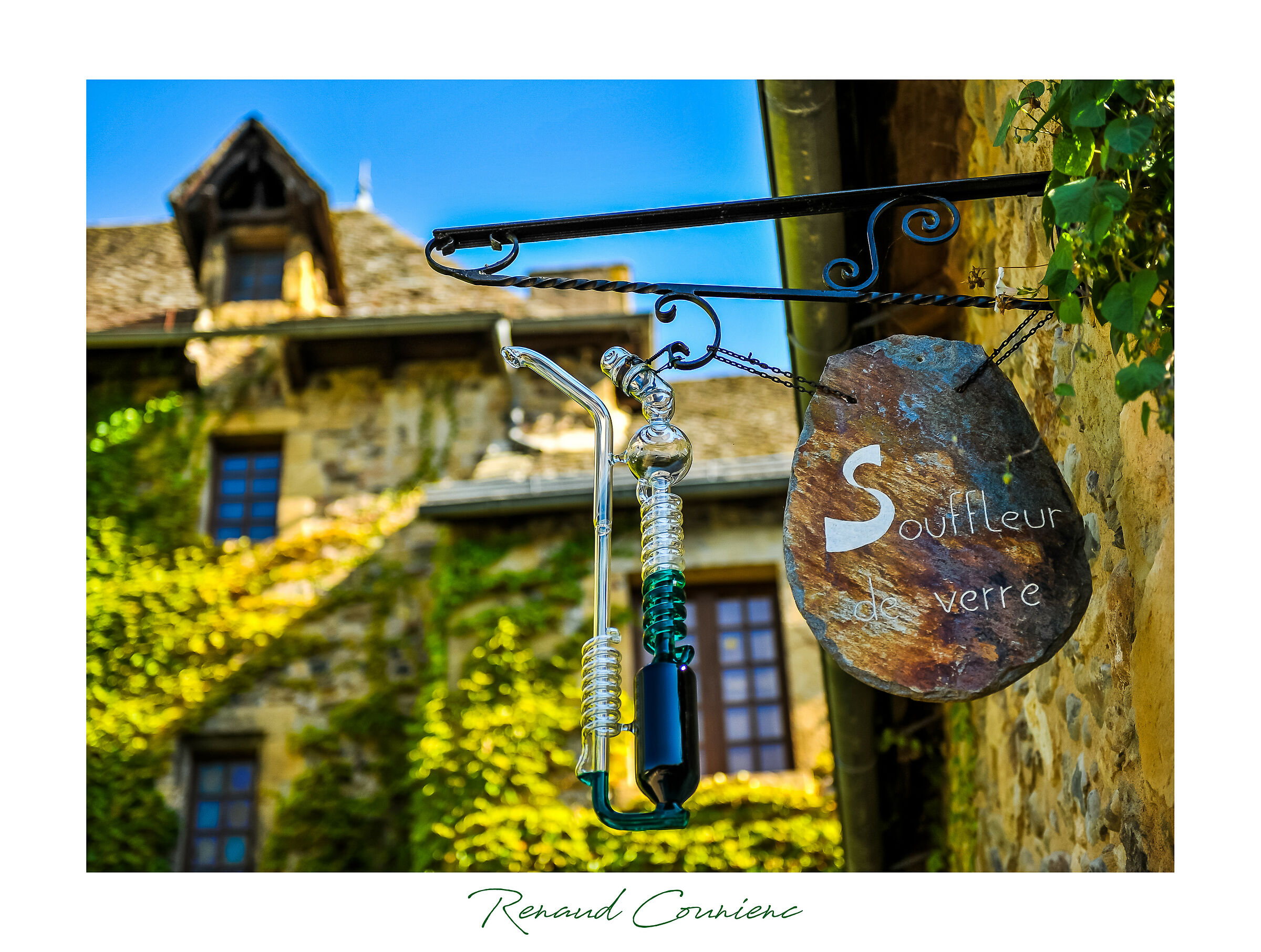 A street in a village in Aveyron, France