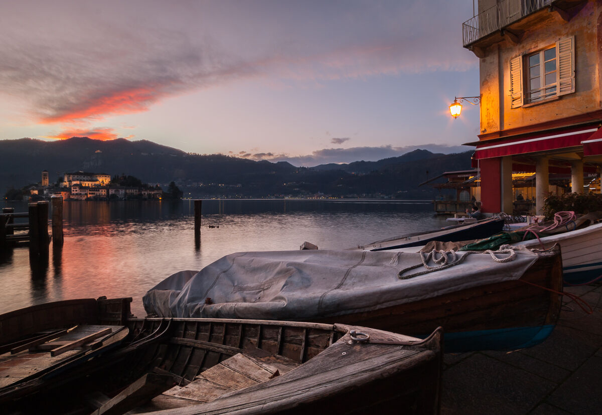 Tramonto all'imbarcadero ...