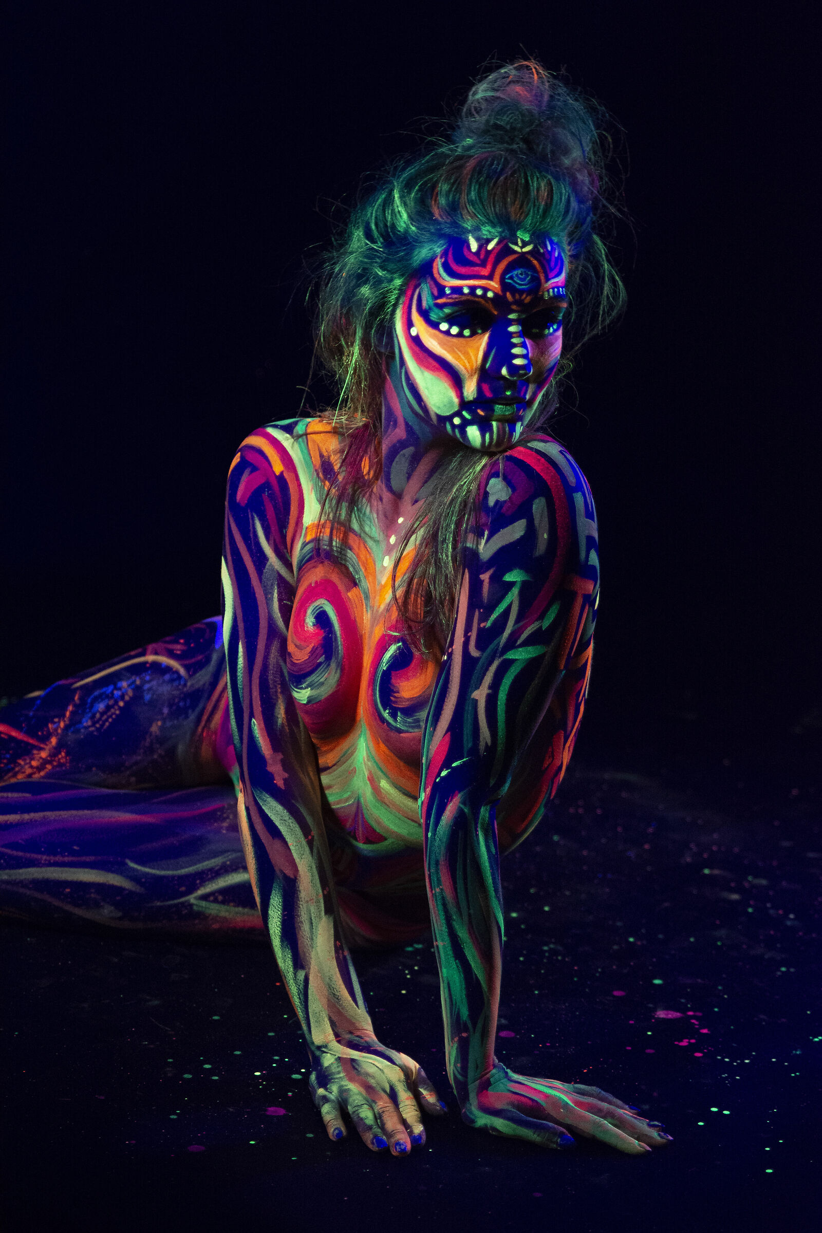 Body painting fluo_2