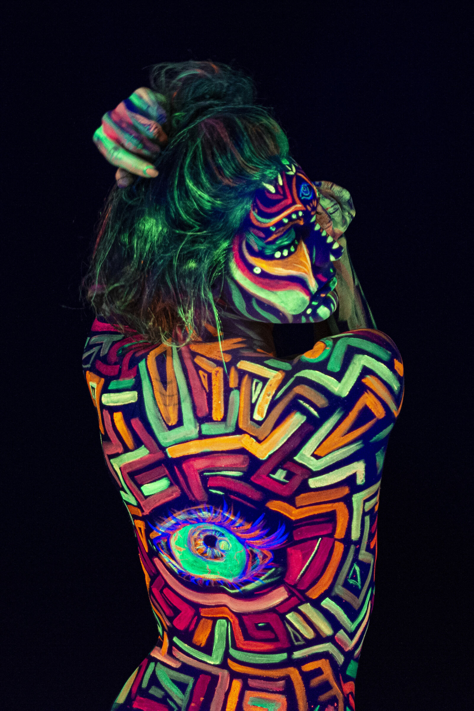 Body painting fluo_7
