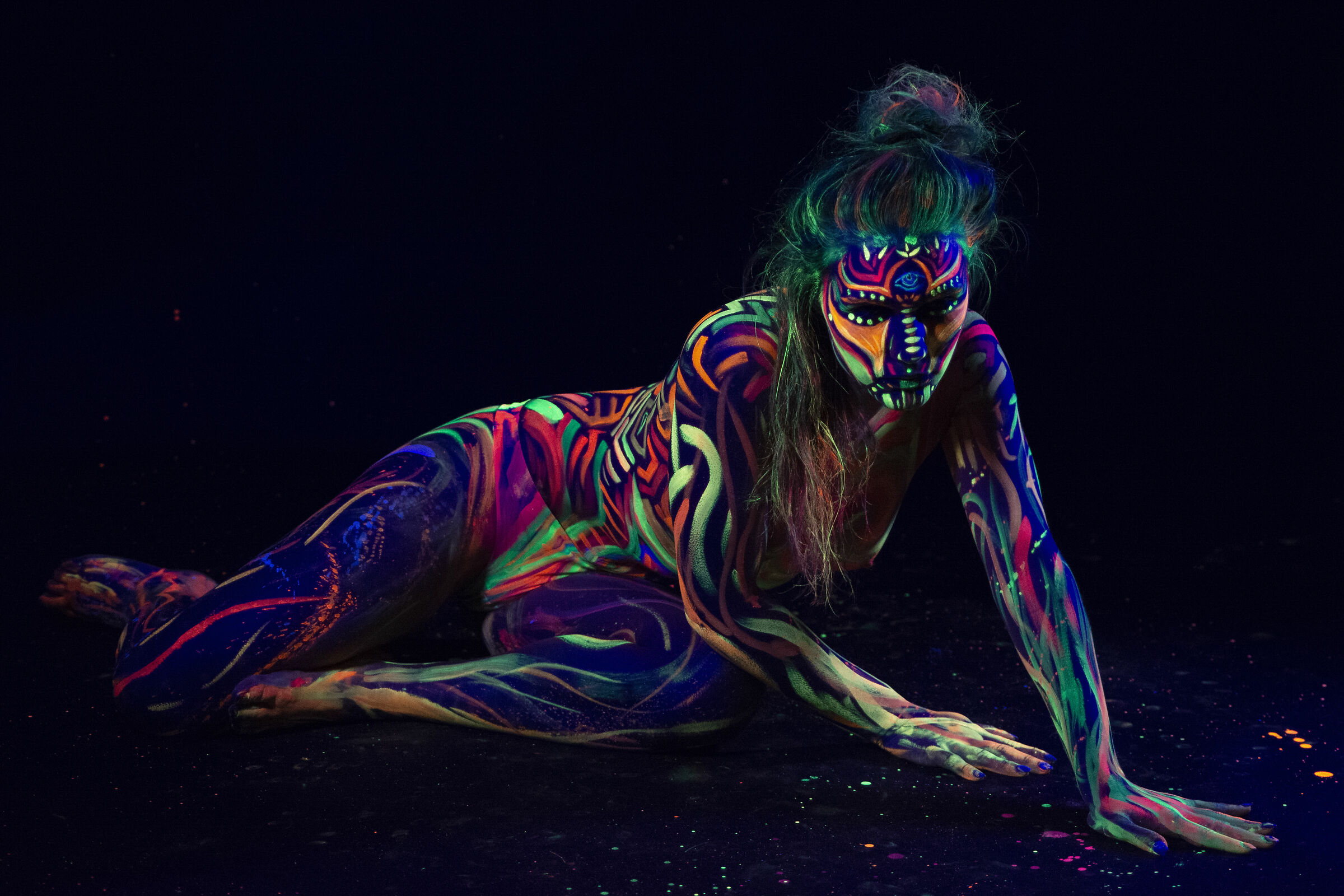 Body painting fluo_8
