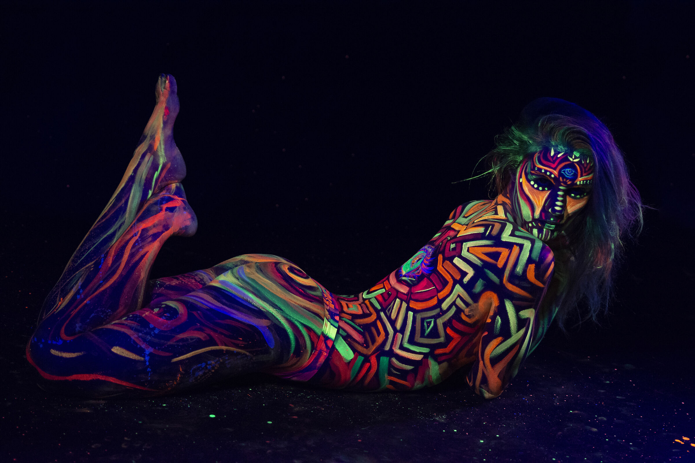 Body painting fluo_9