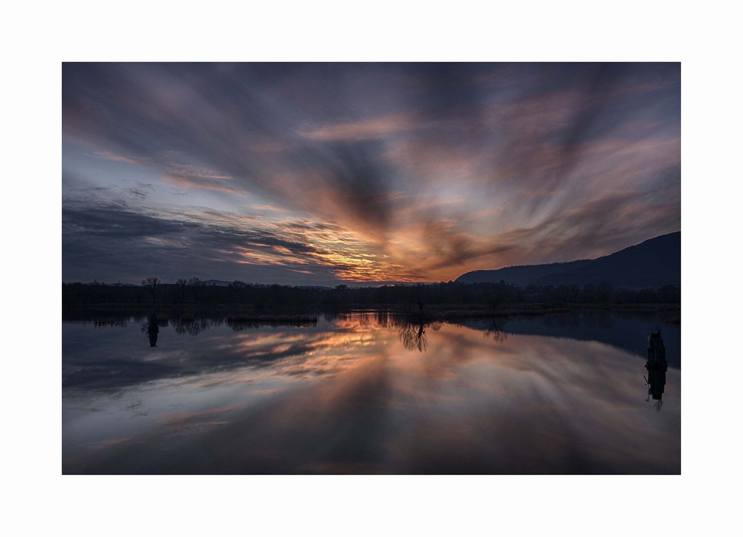 Tramonto in torbiera
