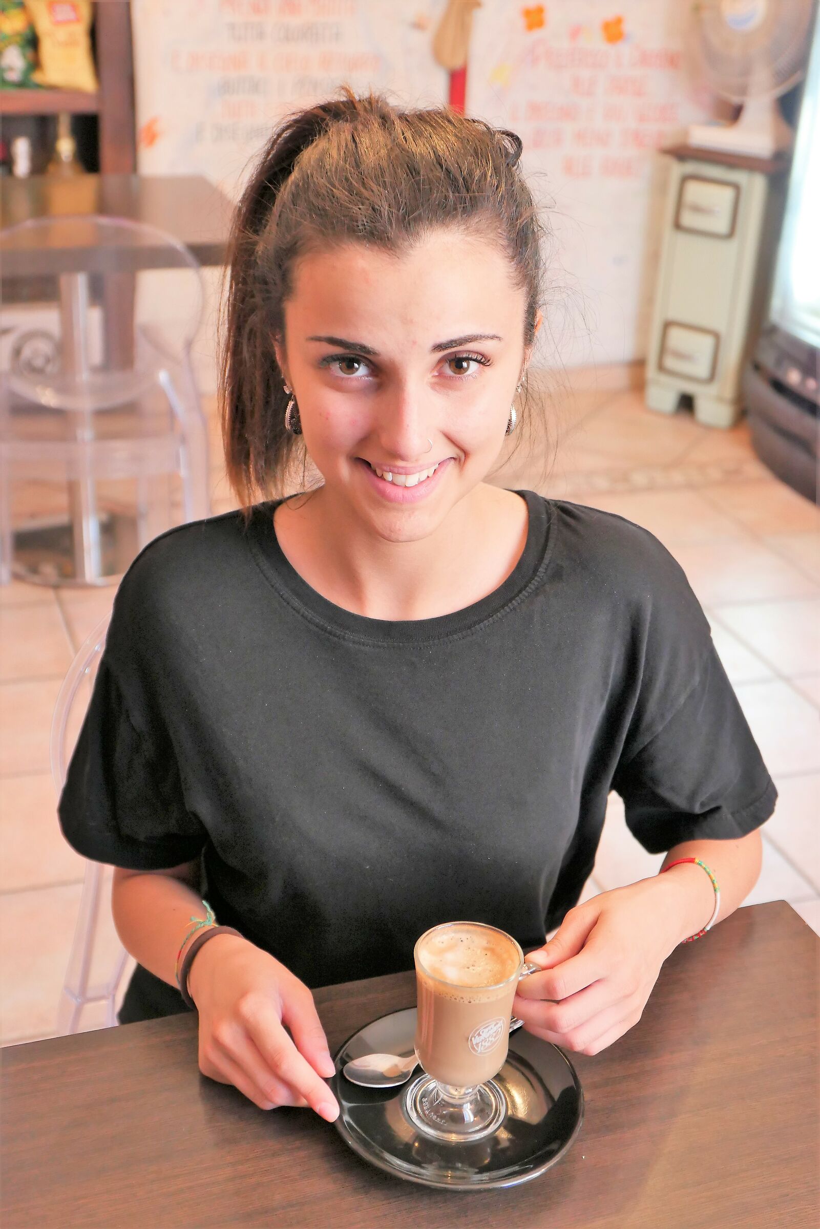 Sindy, the little bartender.