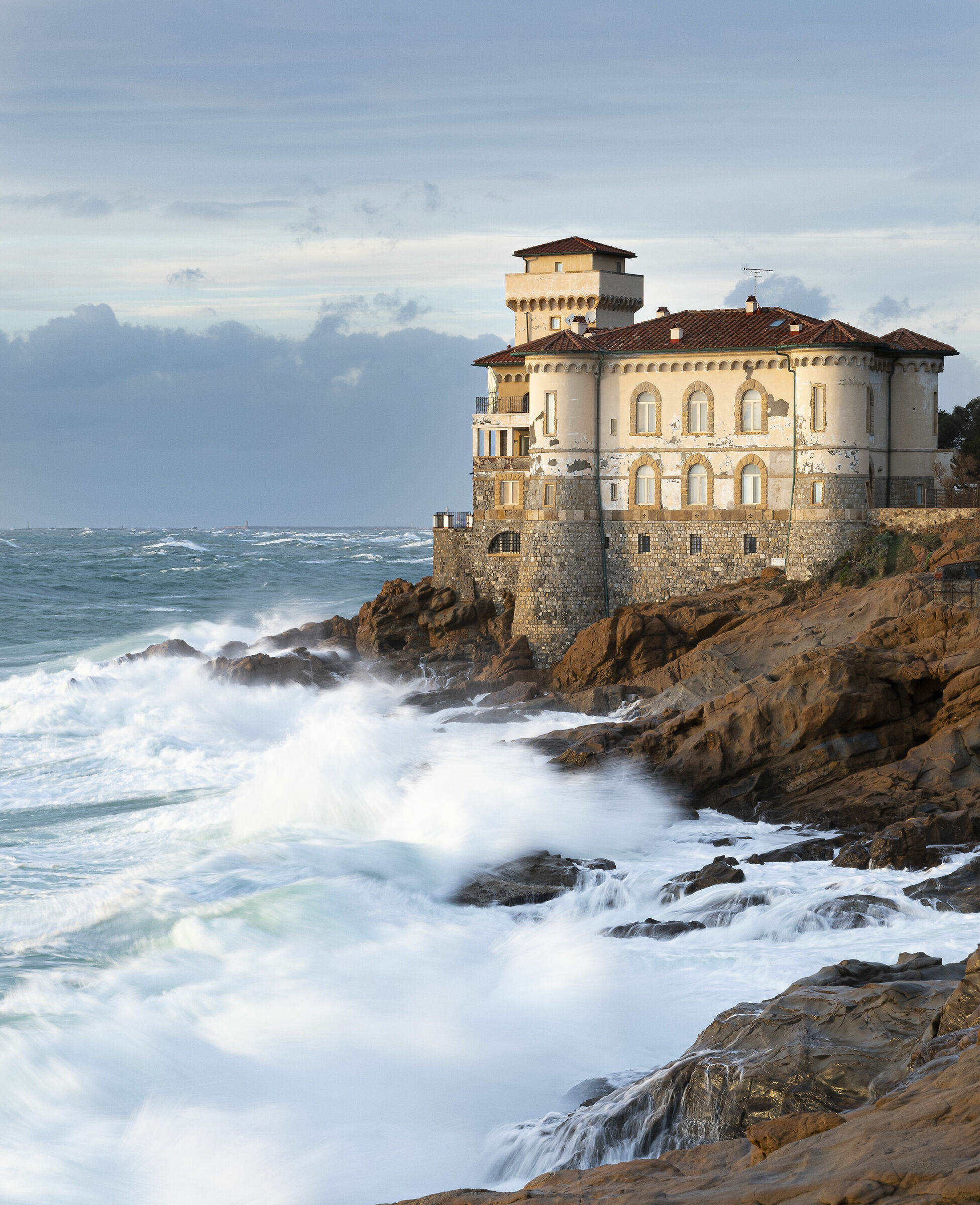 Castello del Boccale - Mareggiata 28-01-20