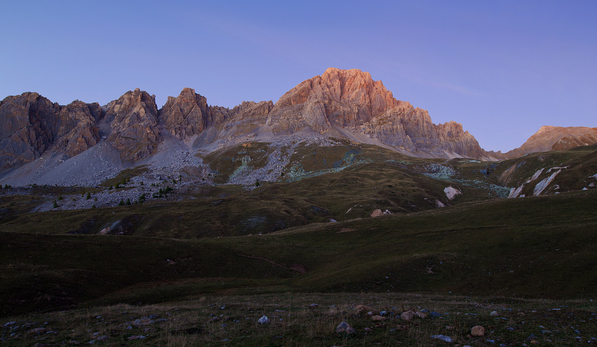 Autumn sunset on Rocca La Meja
