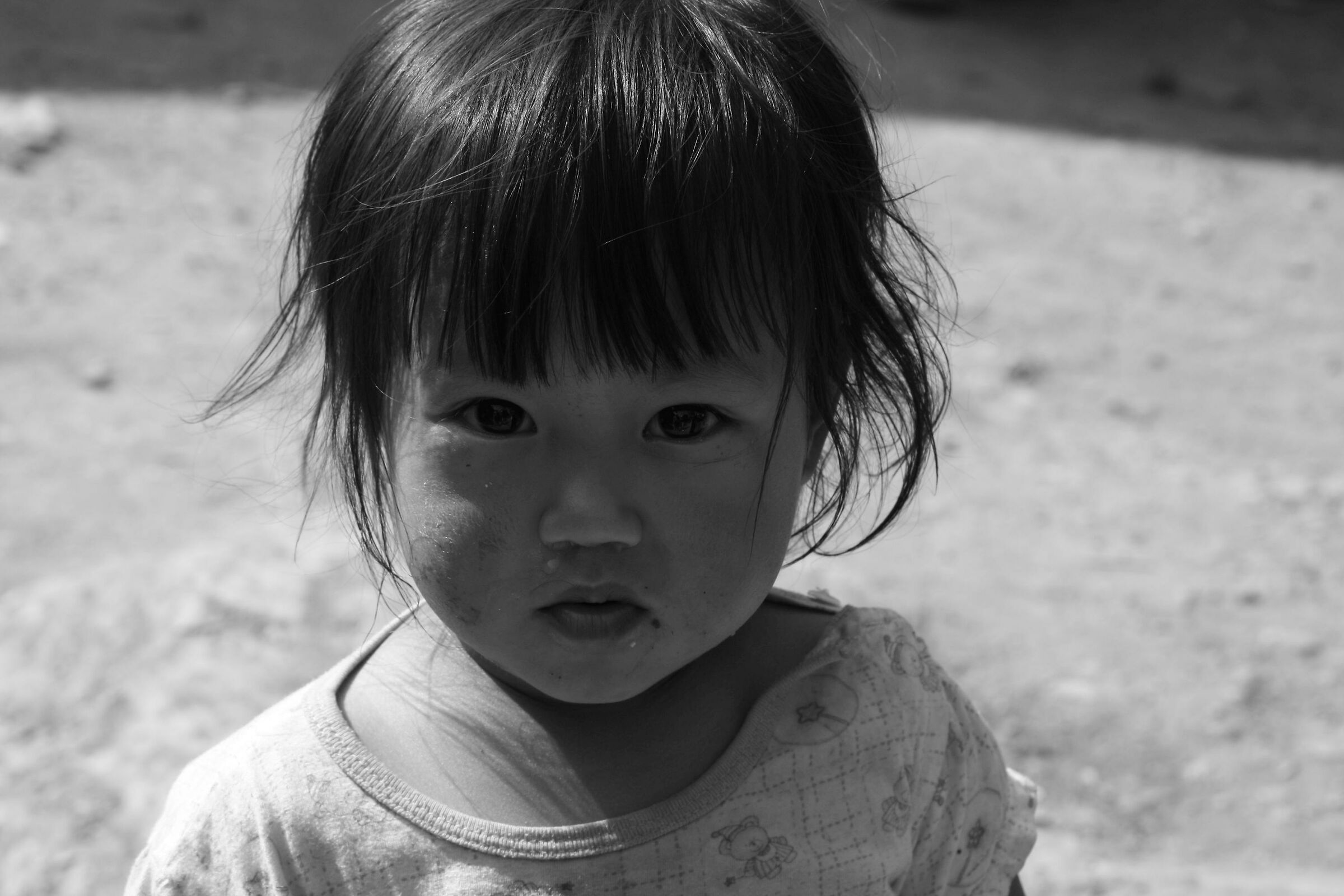 Bimba thailandese b/n