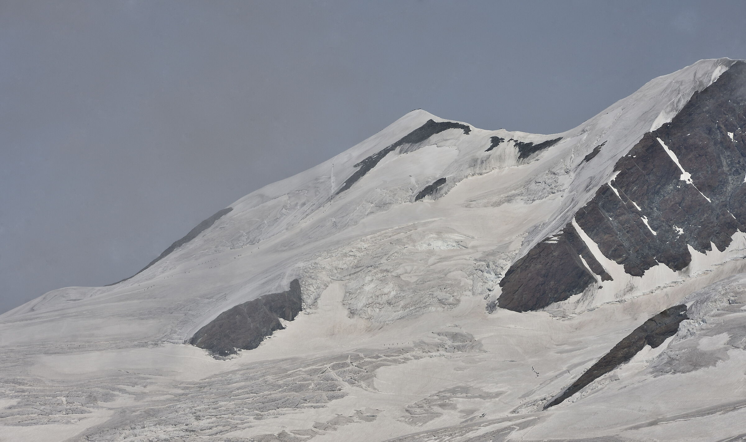 i 2 breithorn ed il ghiacciaio di Verra