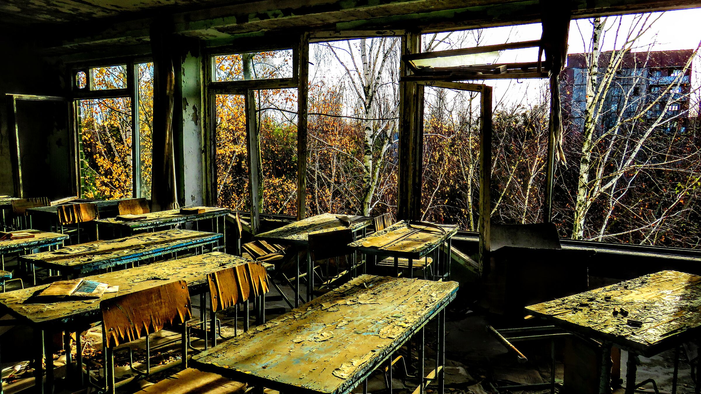 Interno scuola di Pripyat
