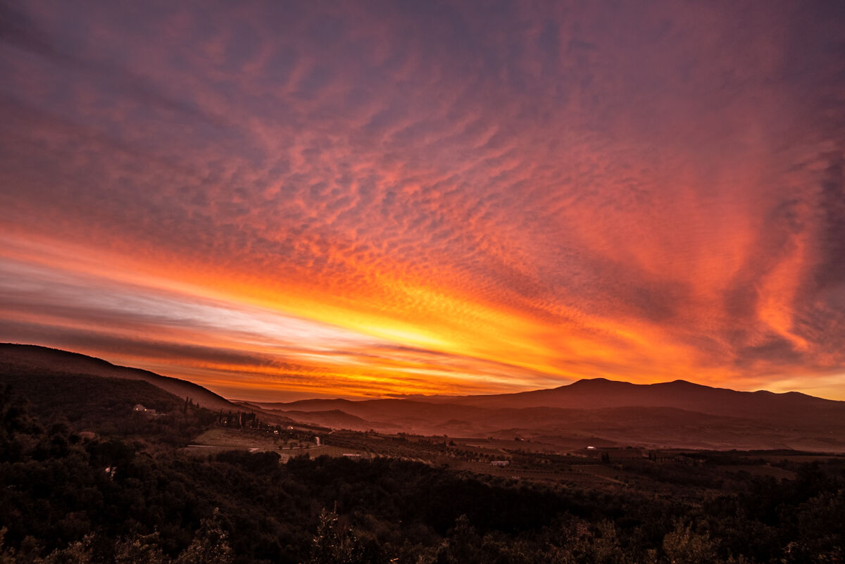 Amiata sunset Explosion