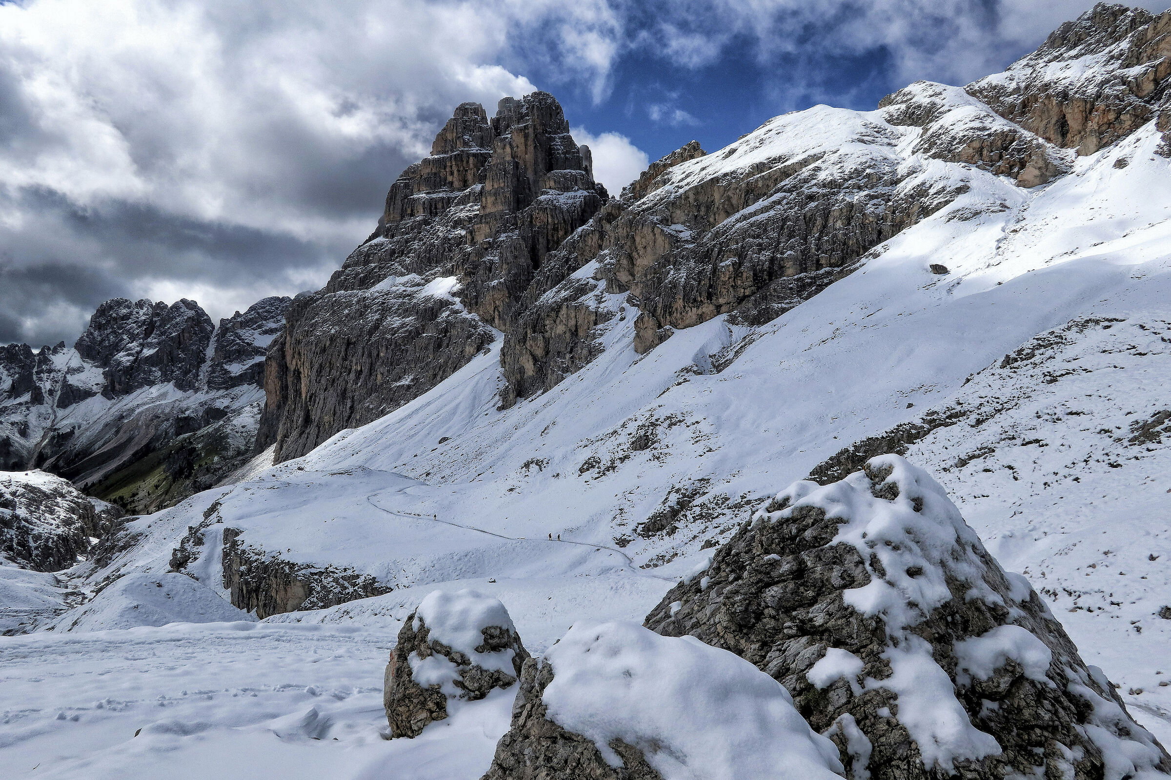 neve di settembre - Catinaccio,Dolomiti