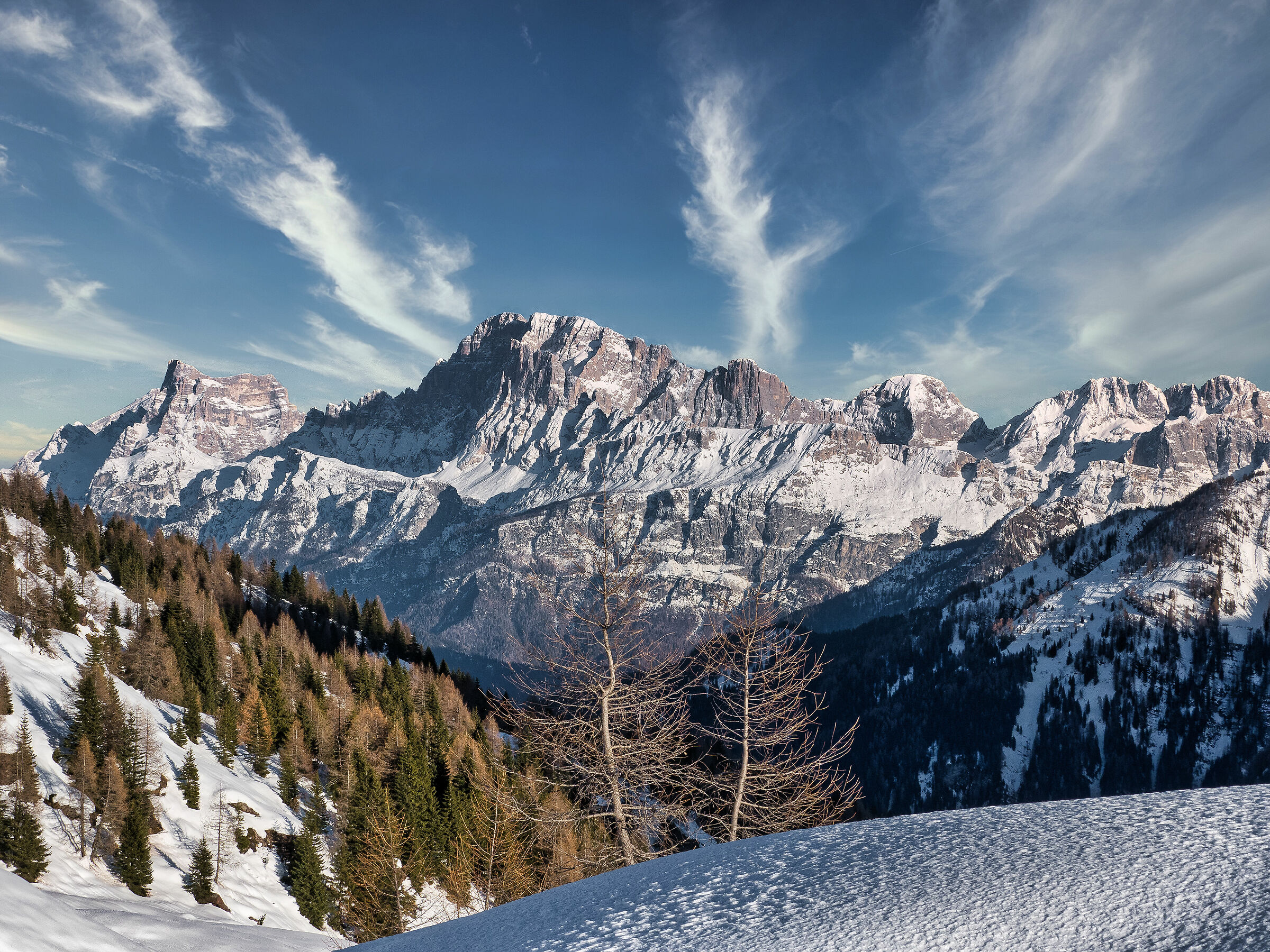Pelmo e Civetta dal Valles