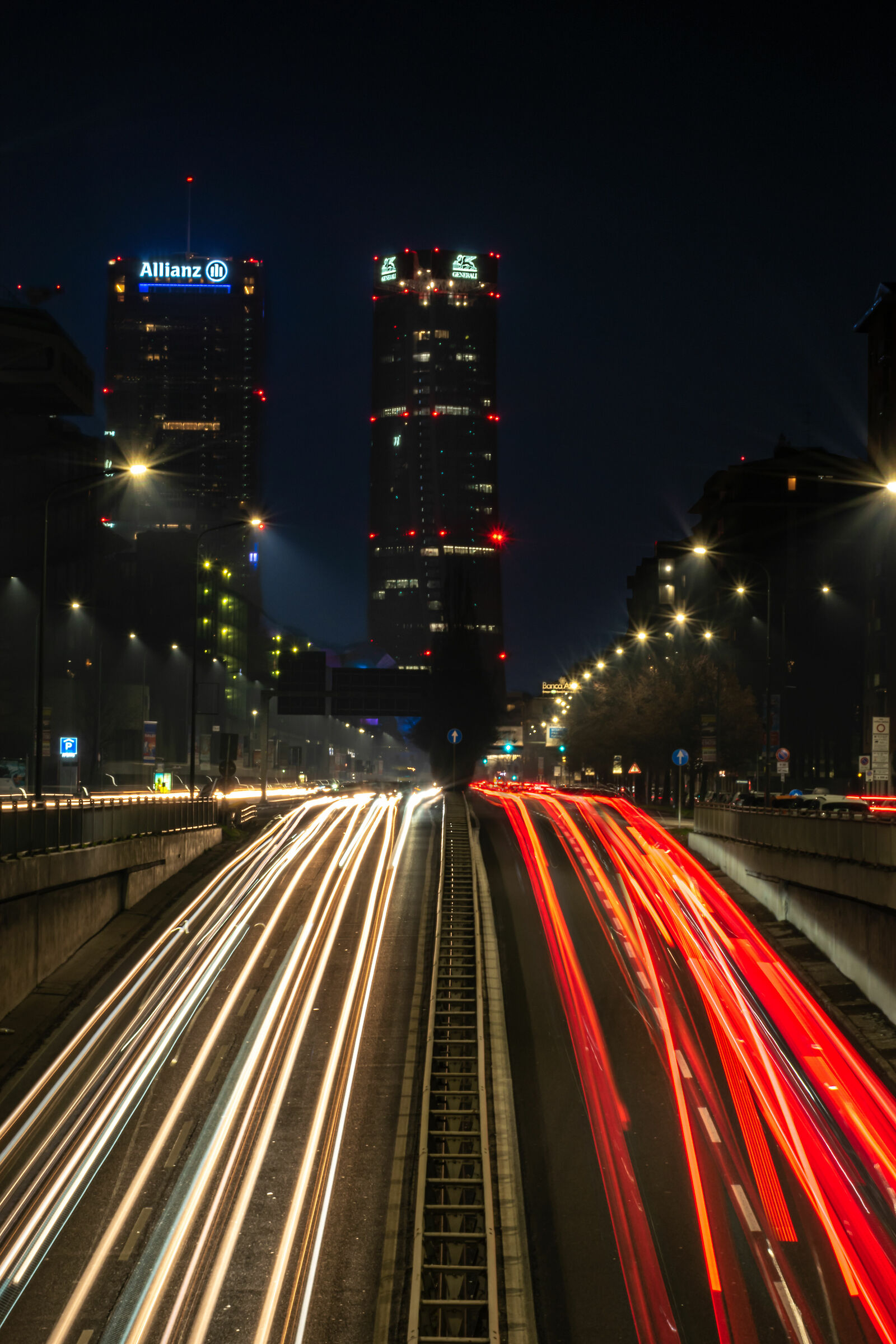 Light Trails in the City
