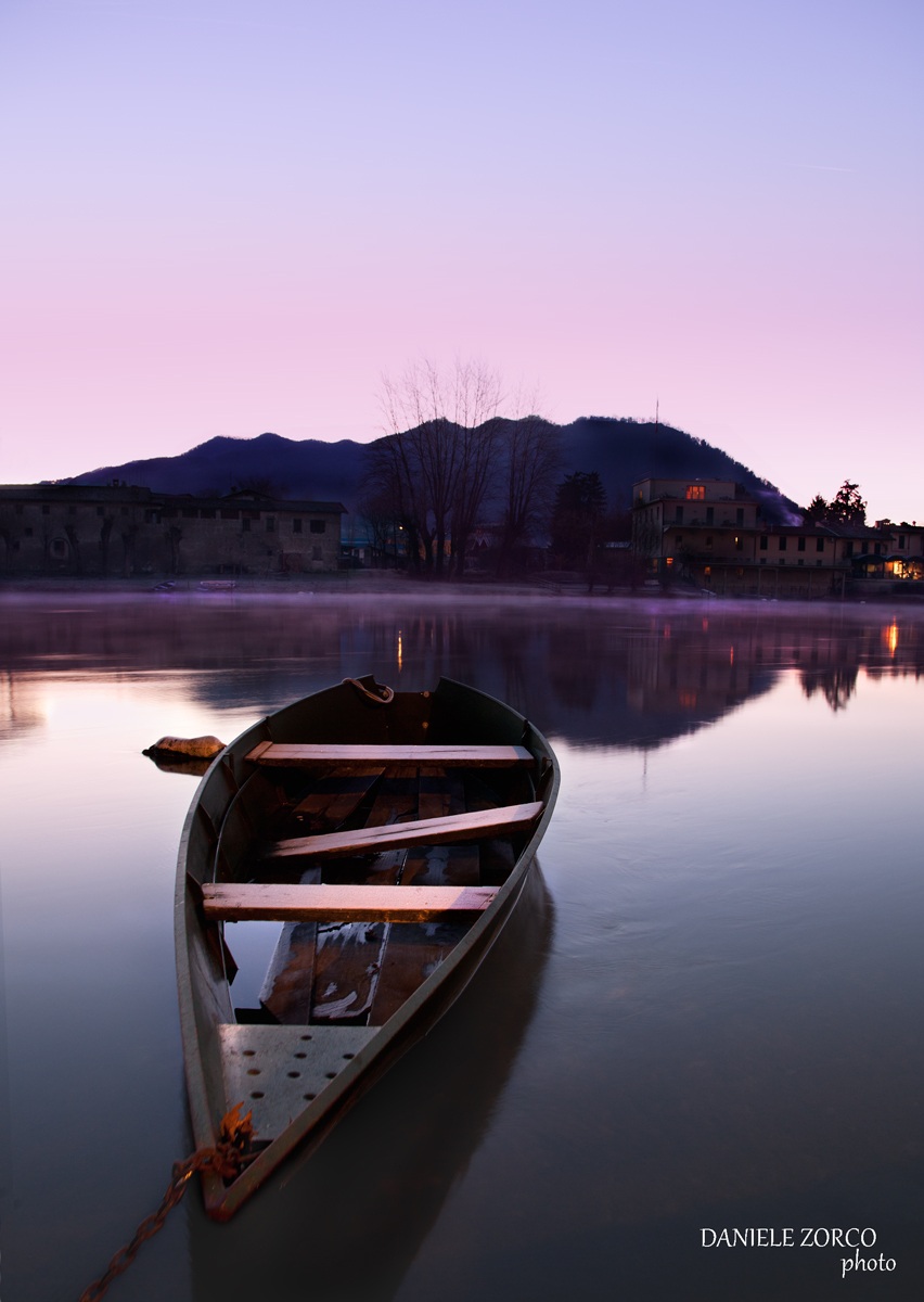 La Barca sul Fiume Adda