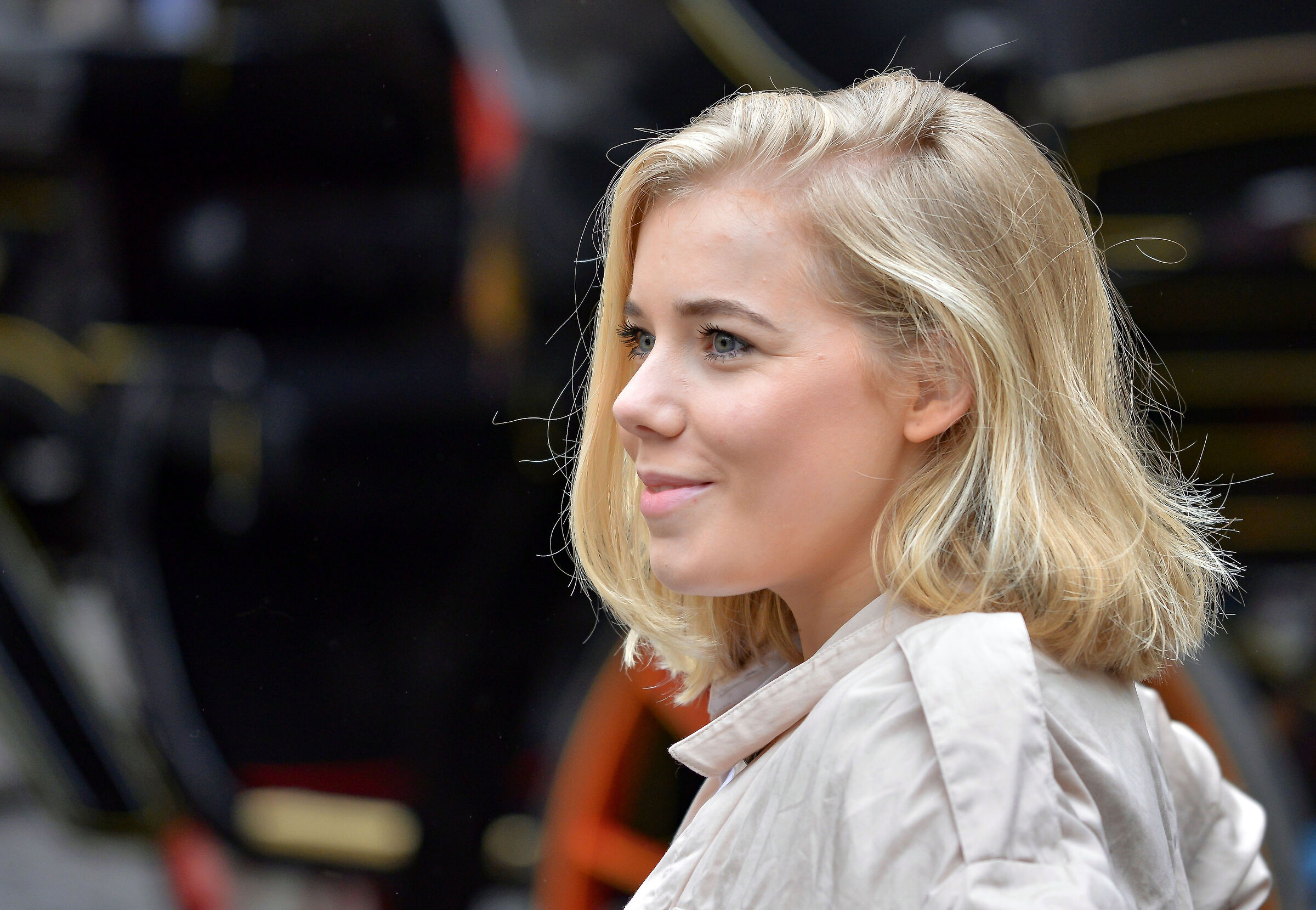 Portrait of a Cute Blonde