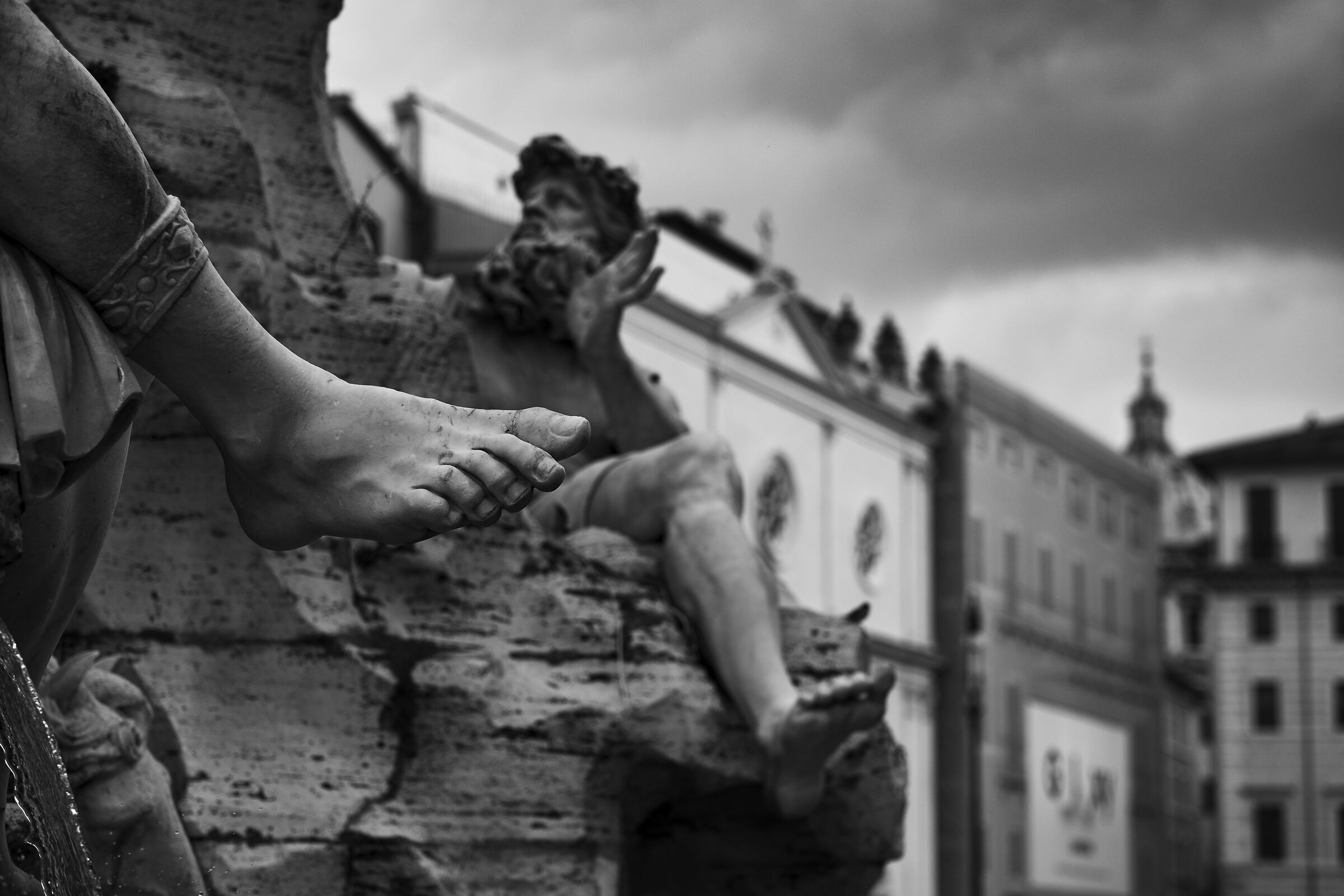 dettaglio fontana piazza Navona.