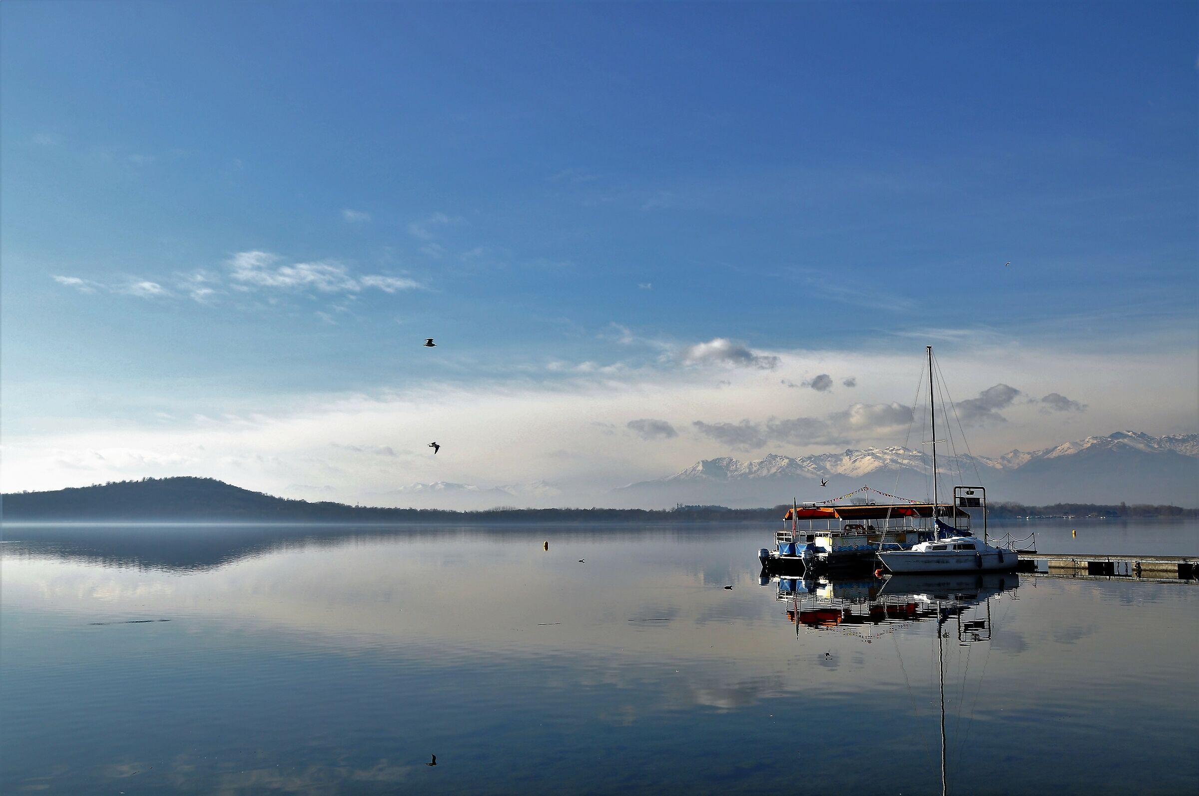 Lago di Viverone panorama