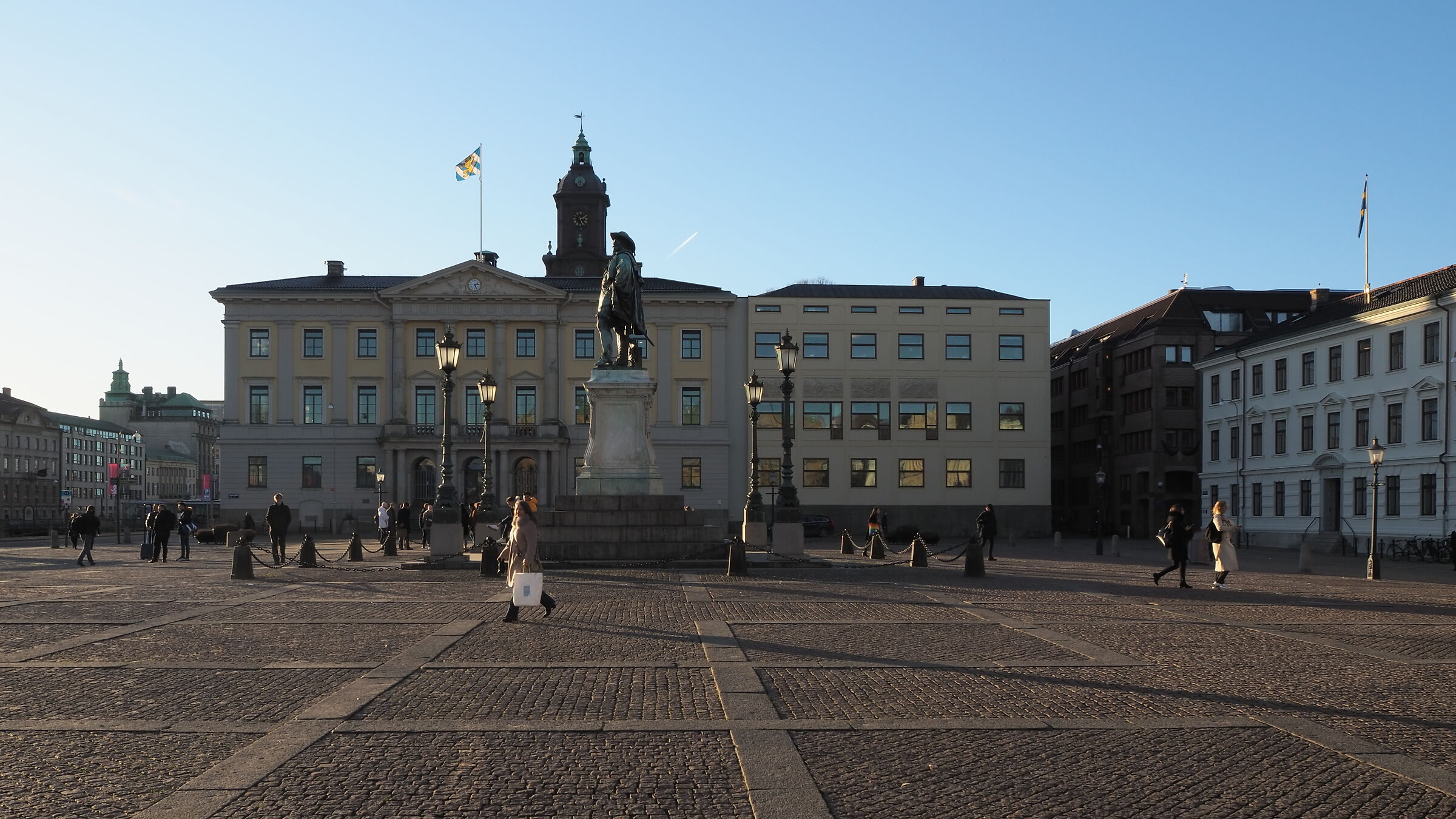 Long shadows in Goteborg