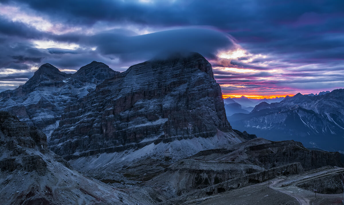 Where the peaks touch the clouds