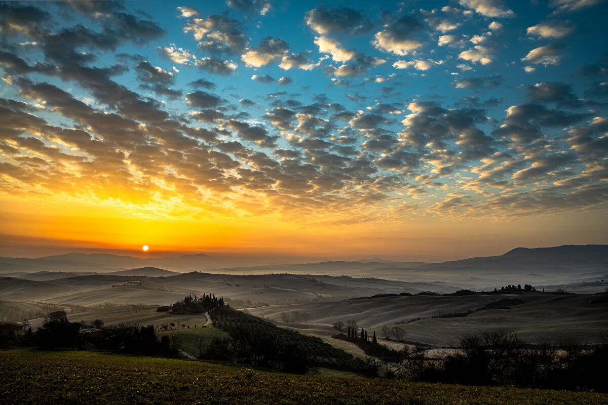 Belvedere weak sunset