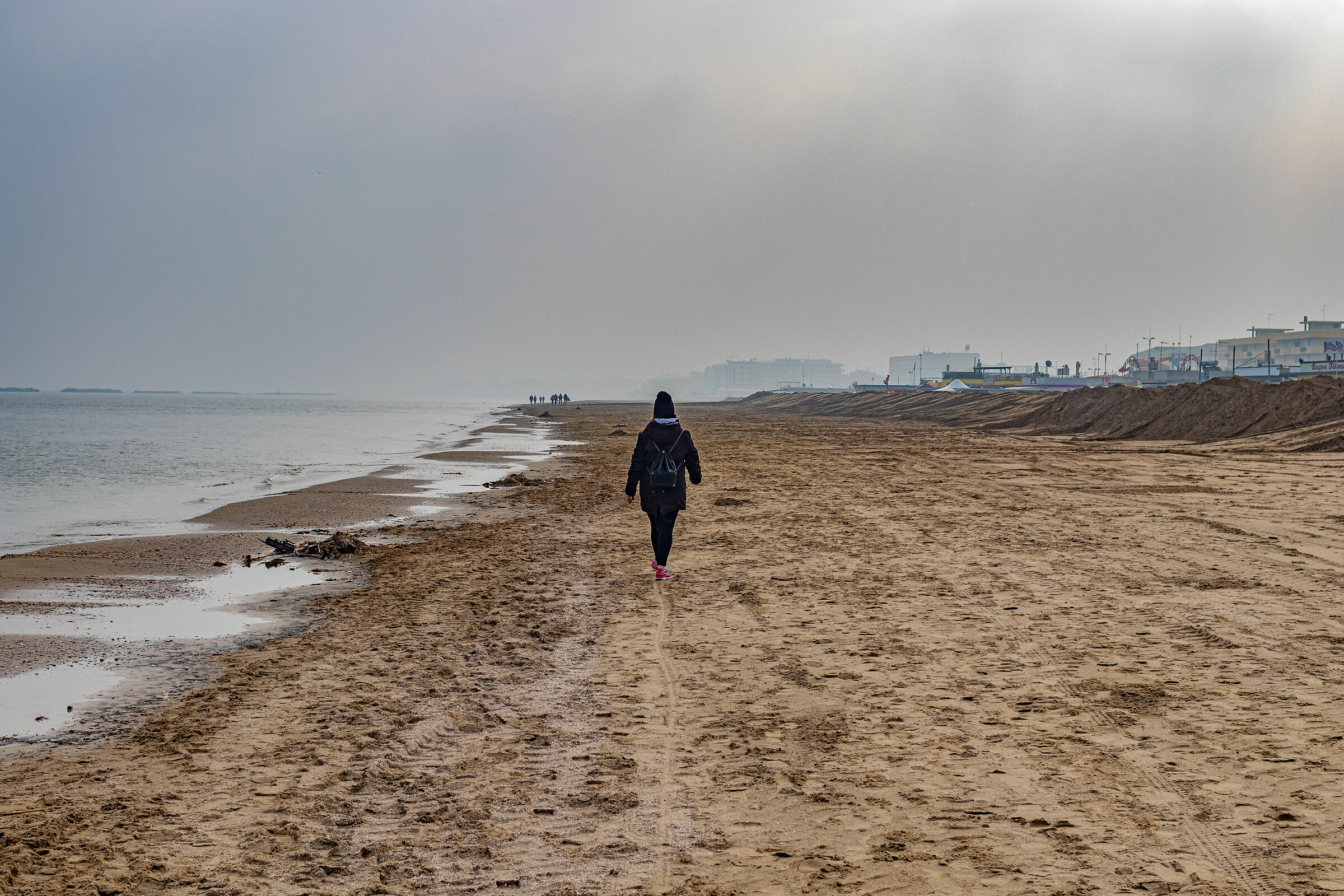 Nebbia sul mare