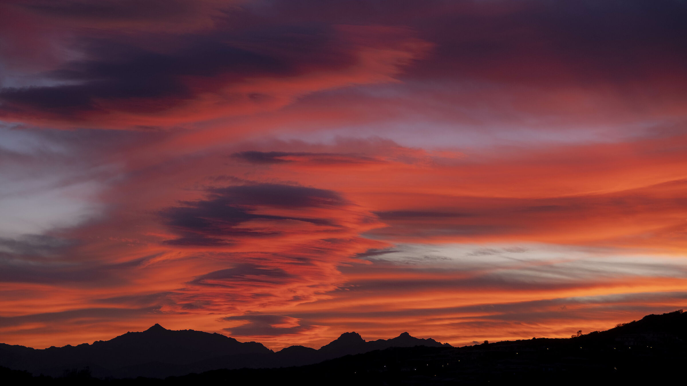 Tramonto di maestrale