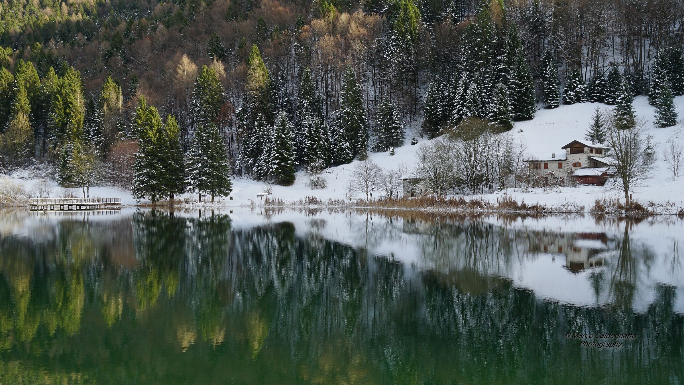 l' Autunno e l ' inverno si specchiano