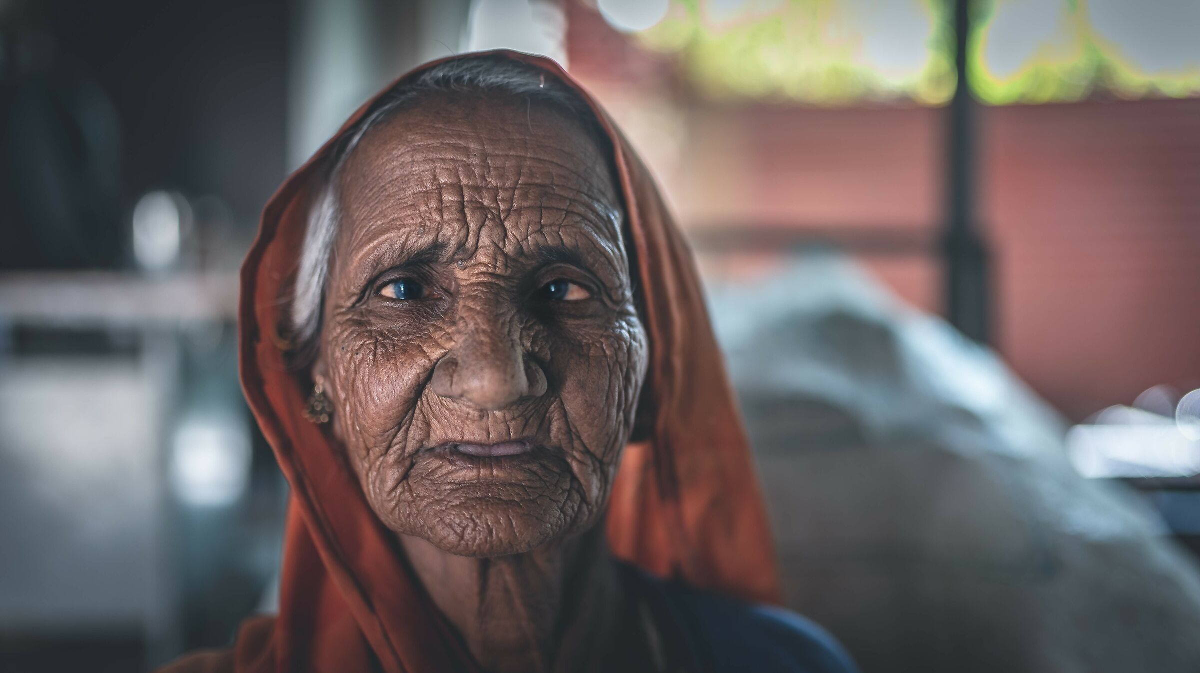 Time on the Indian face