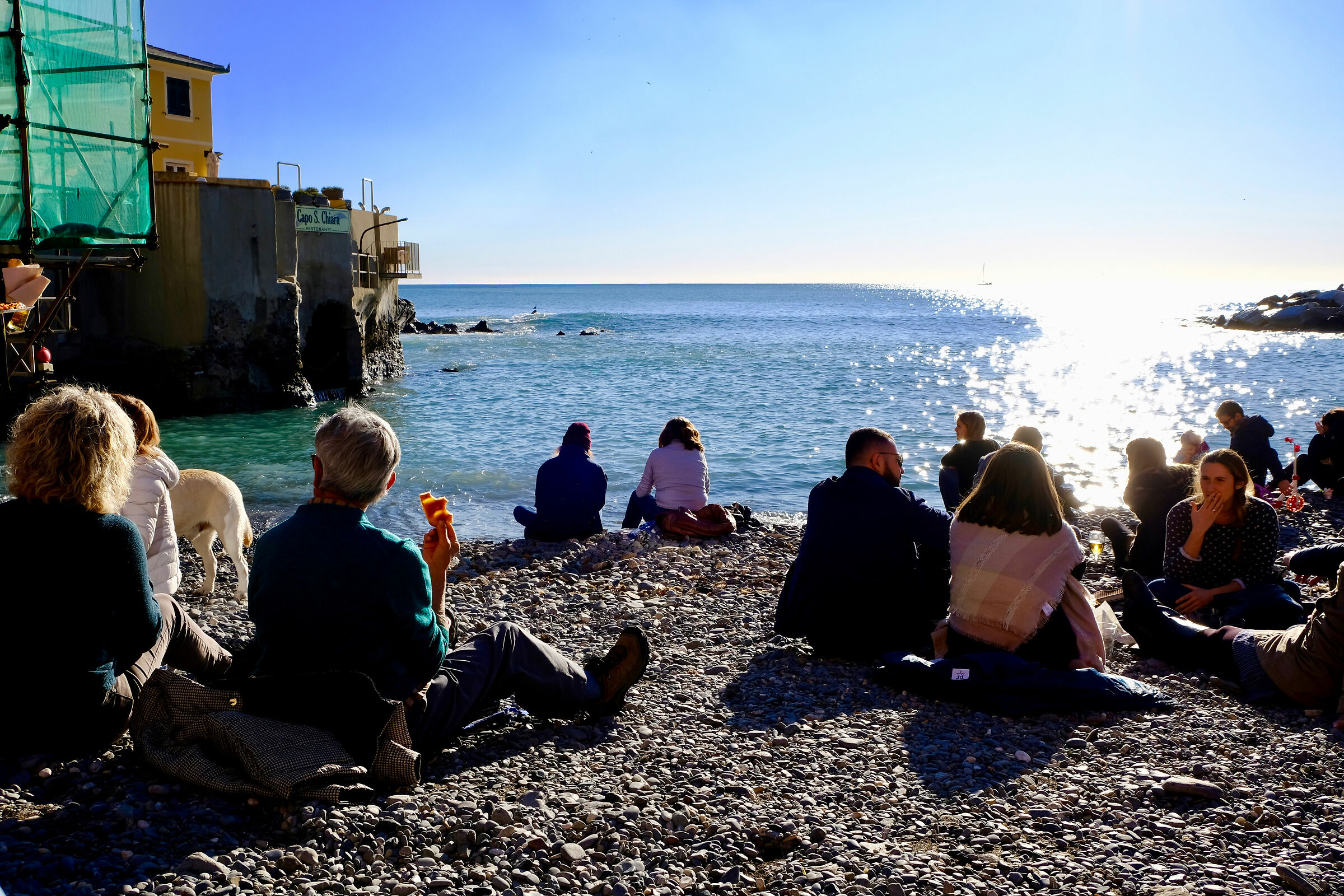 Domenica di fine Novembre a Boccadasse (Ge)