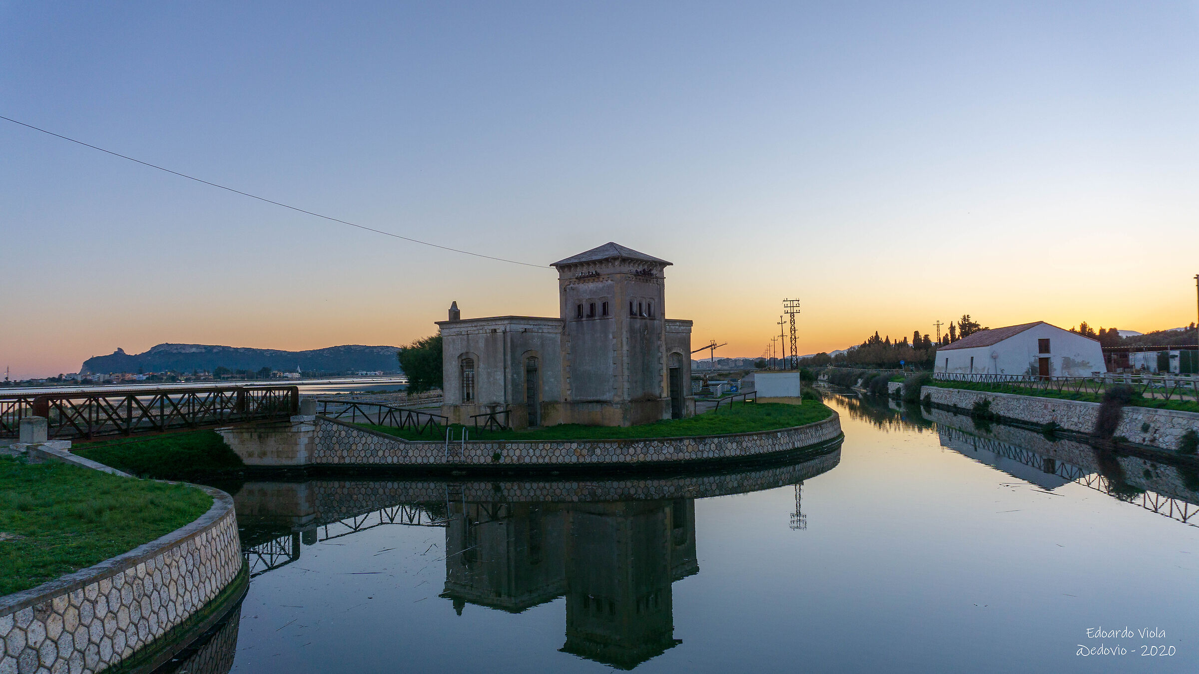 L'idrovora di Molentargius in Inverno