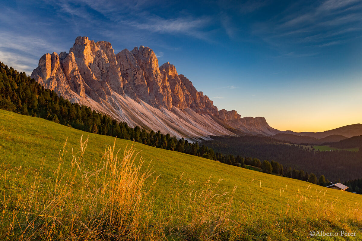 Luci in Val di Funes