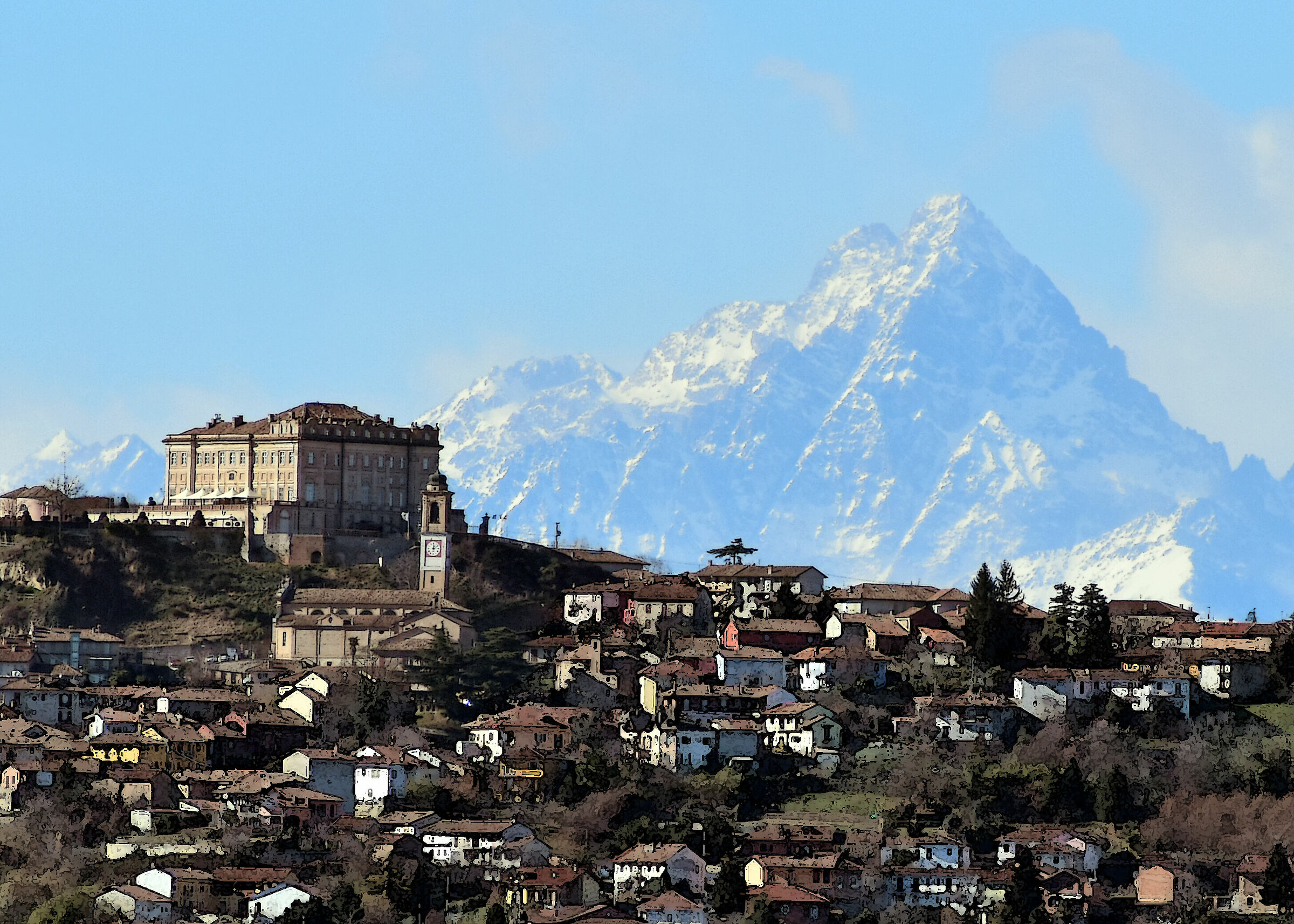Guarene Castle - Monviso