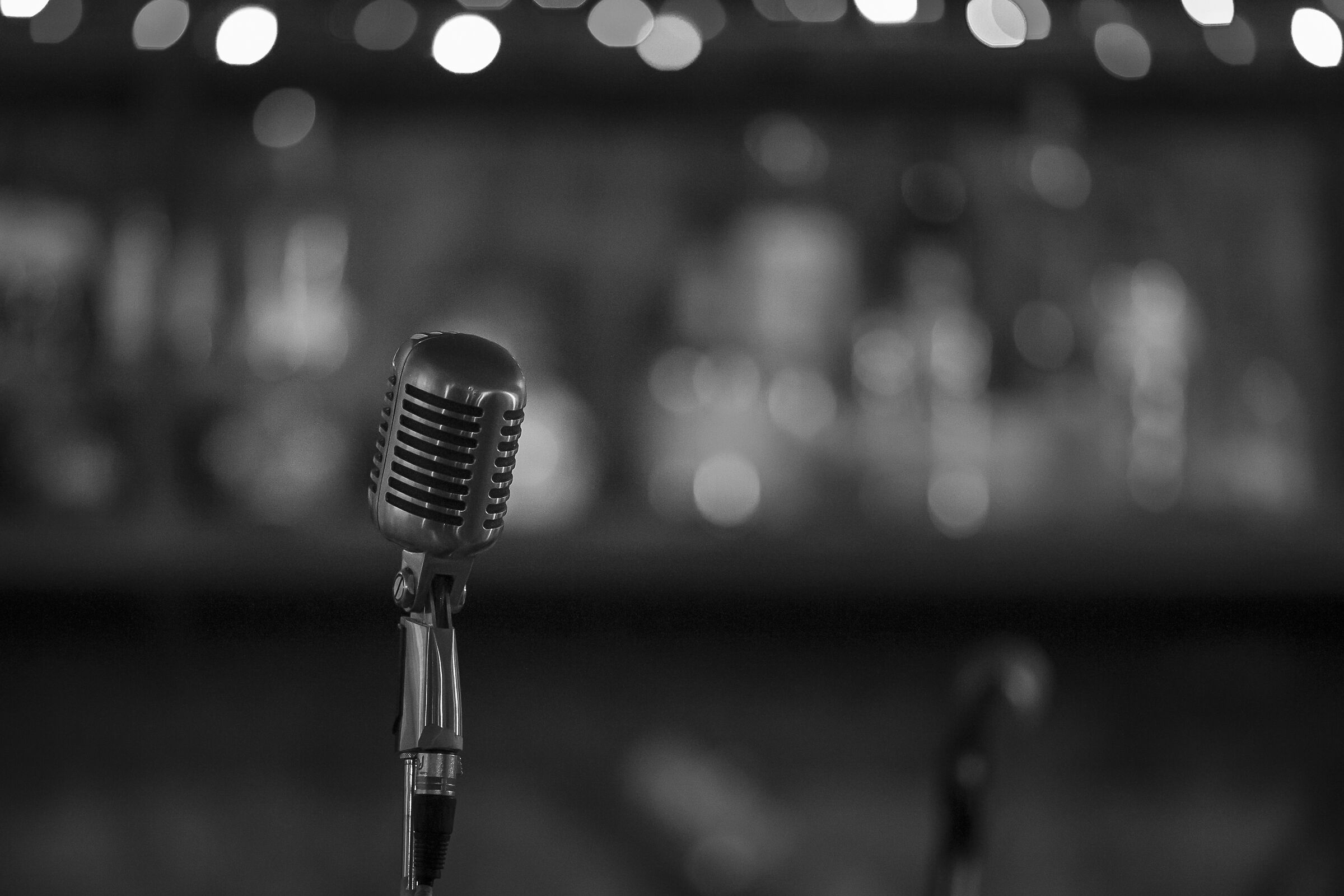 the Brillantina's microphone