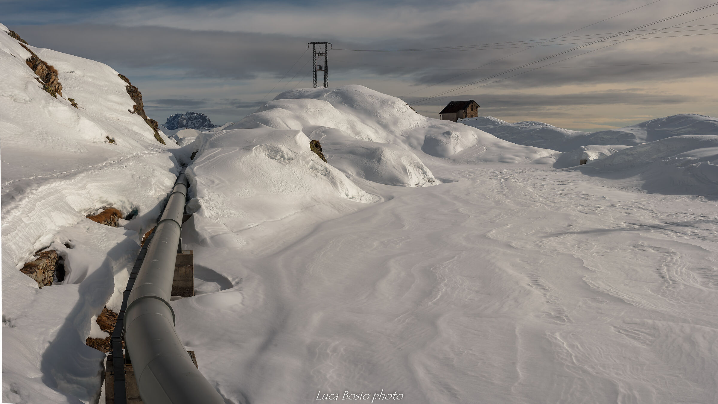 Costruzioni Enel presso valle del Goglio
