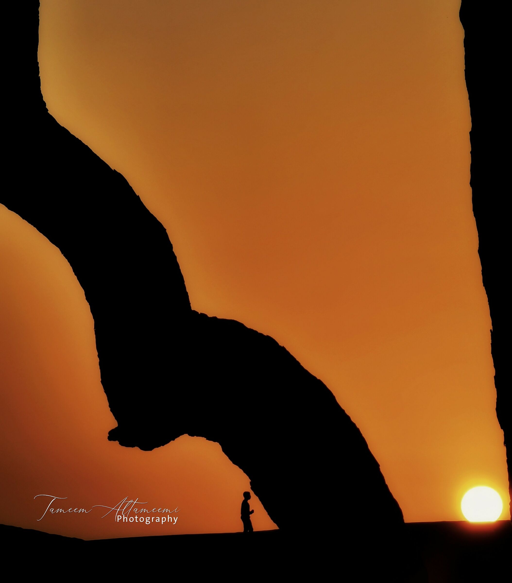 Il tramonto all'orizzonte