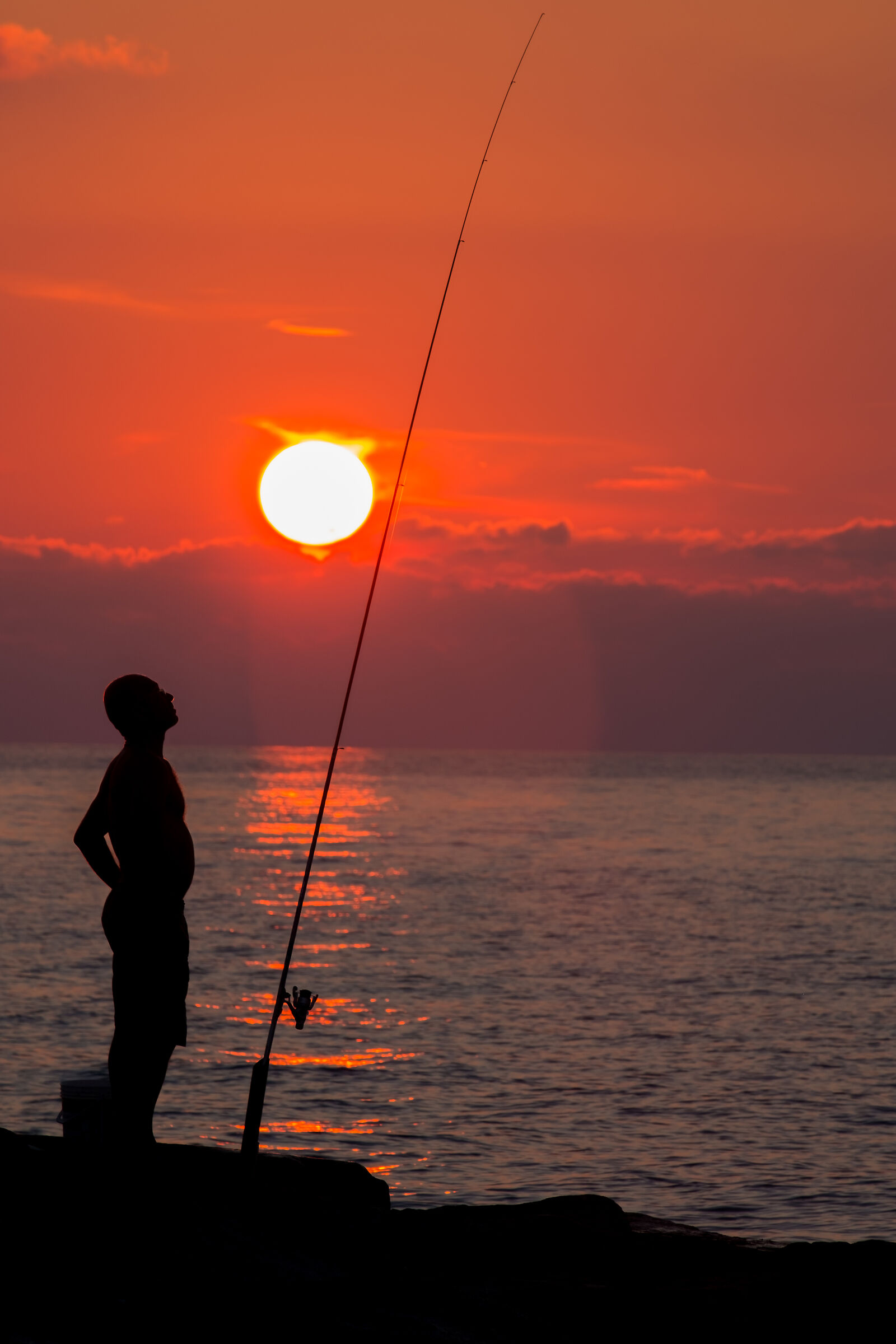 Sunset in Capo d'Orlando